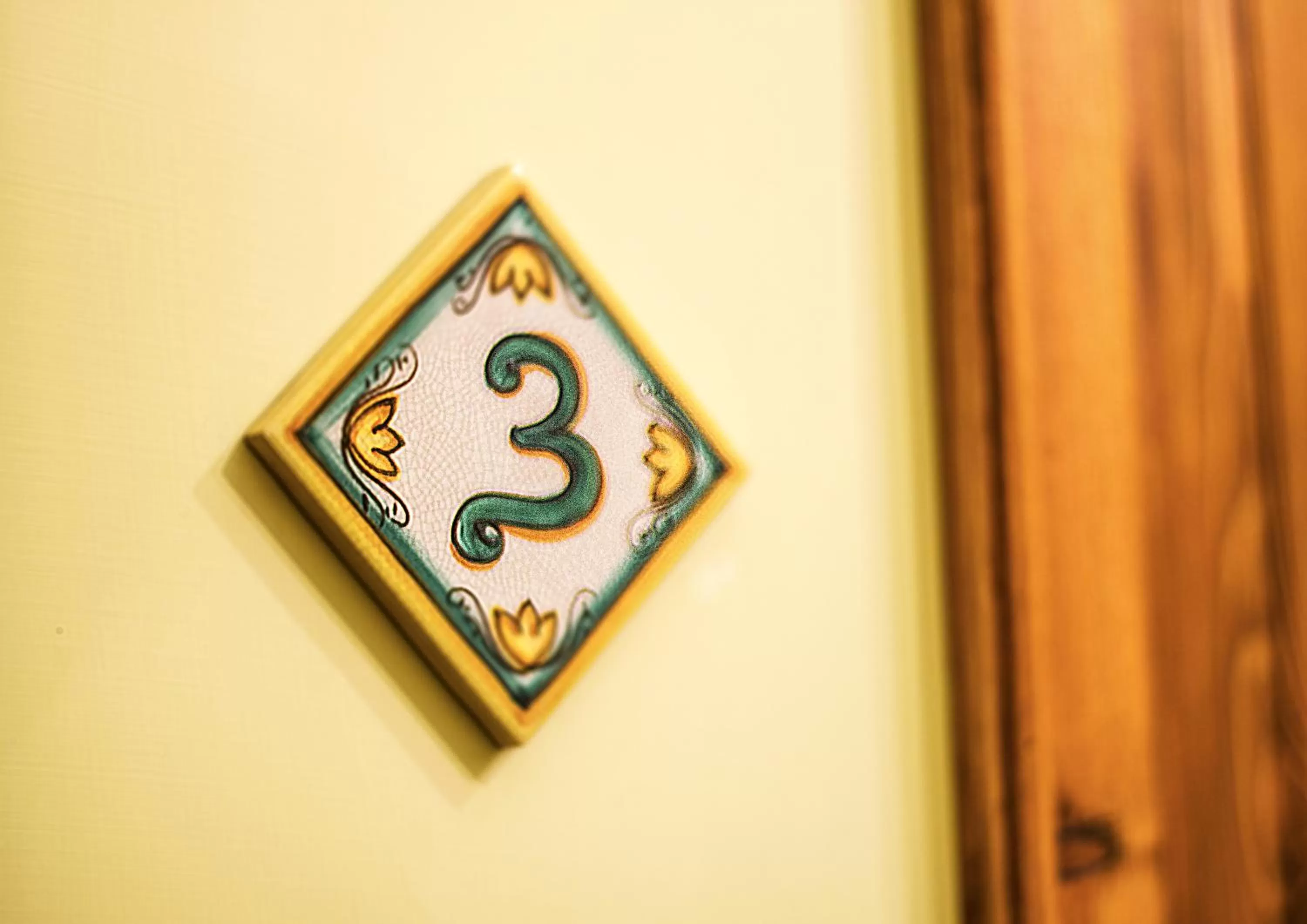 Decorative detail in B&B Porta Bagni