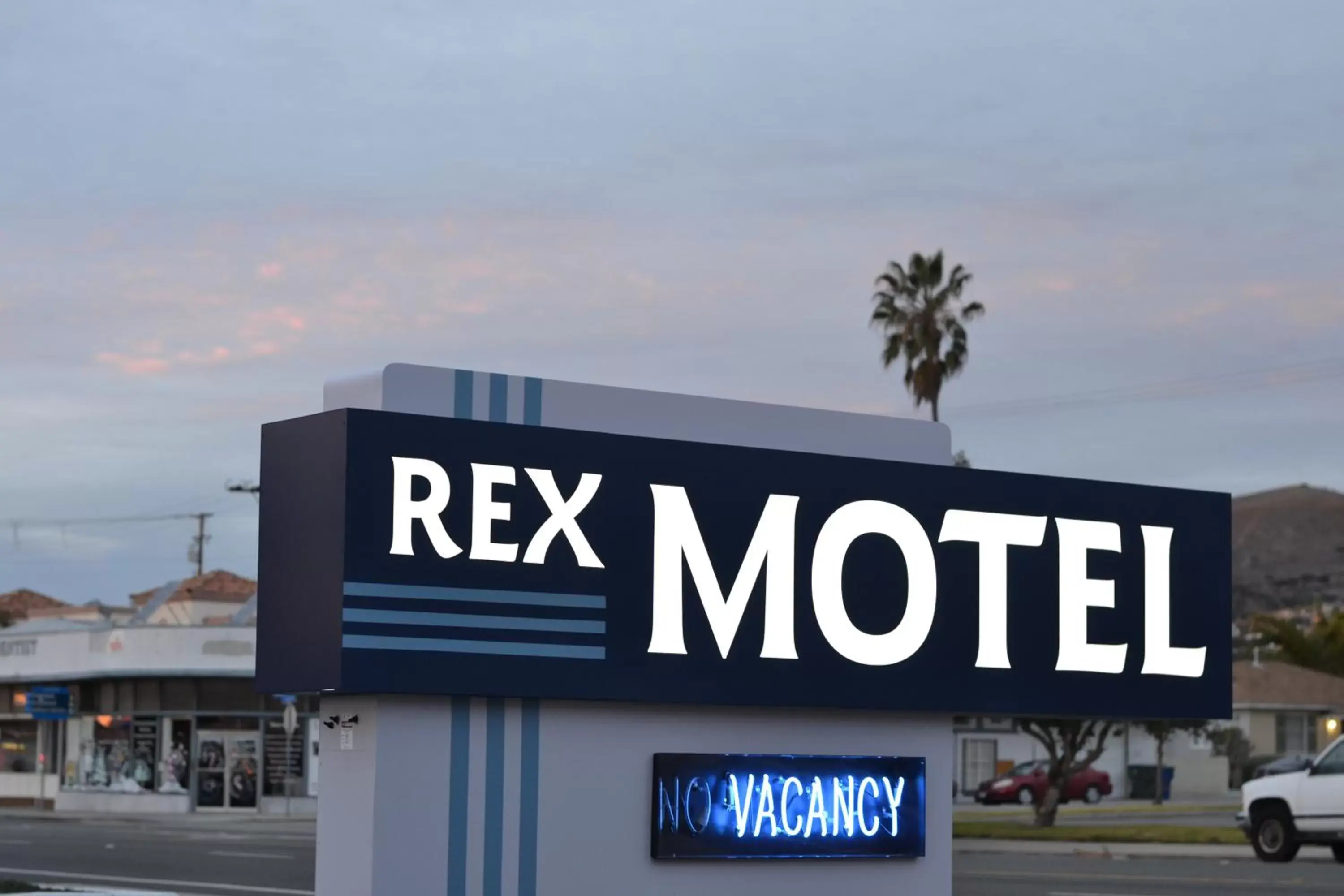 Property logo or sign, Property Building in Rex Motel