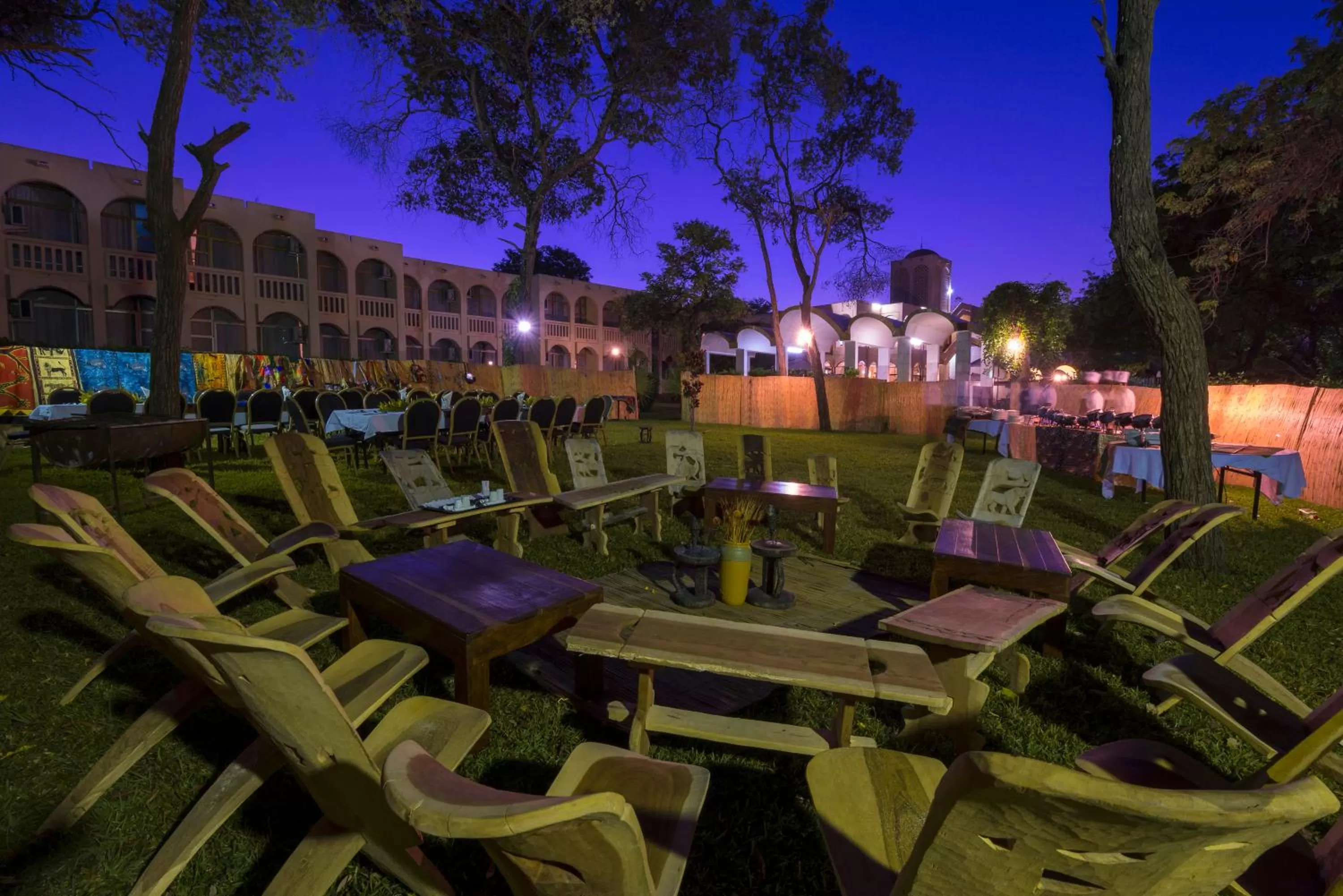 Night in Victoria Falls Rainbow Hotel