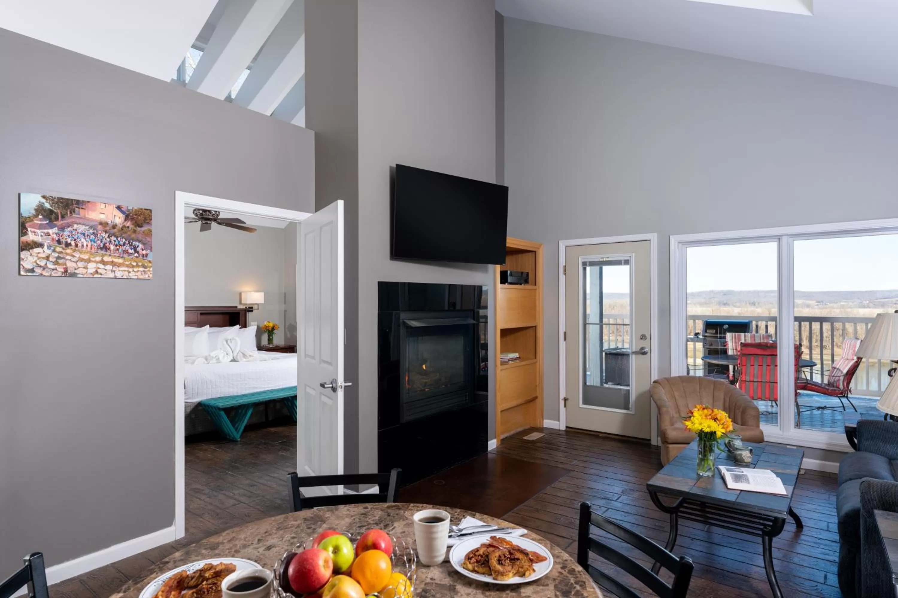 Living room in Hermann Hill