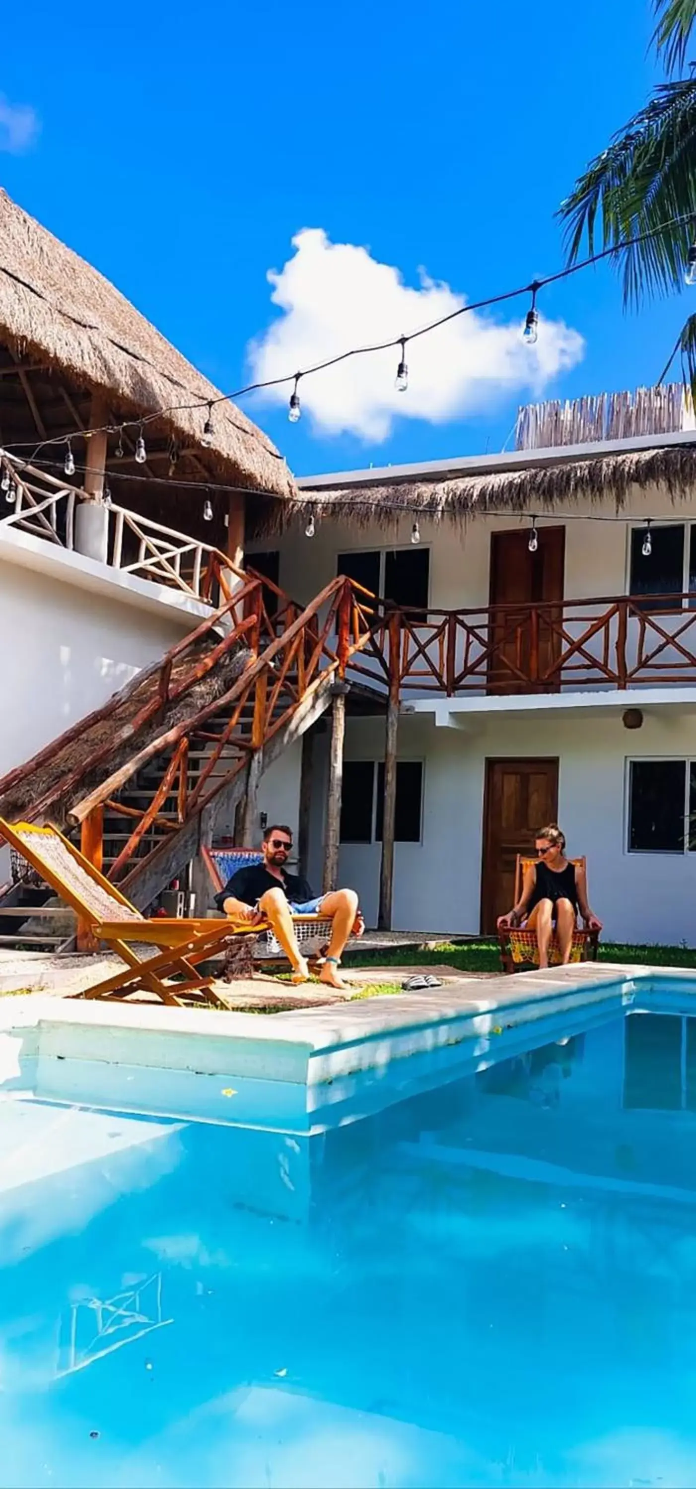 Swimming pool, Property Building in Hotel Xa´an Bacalar