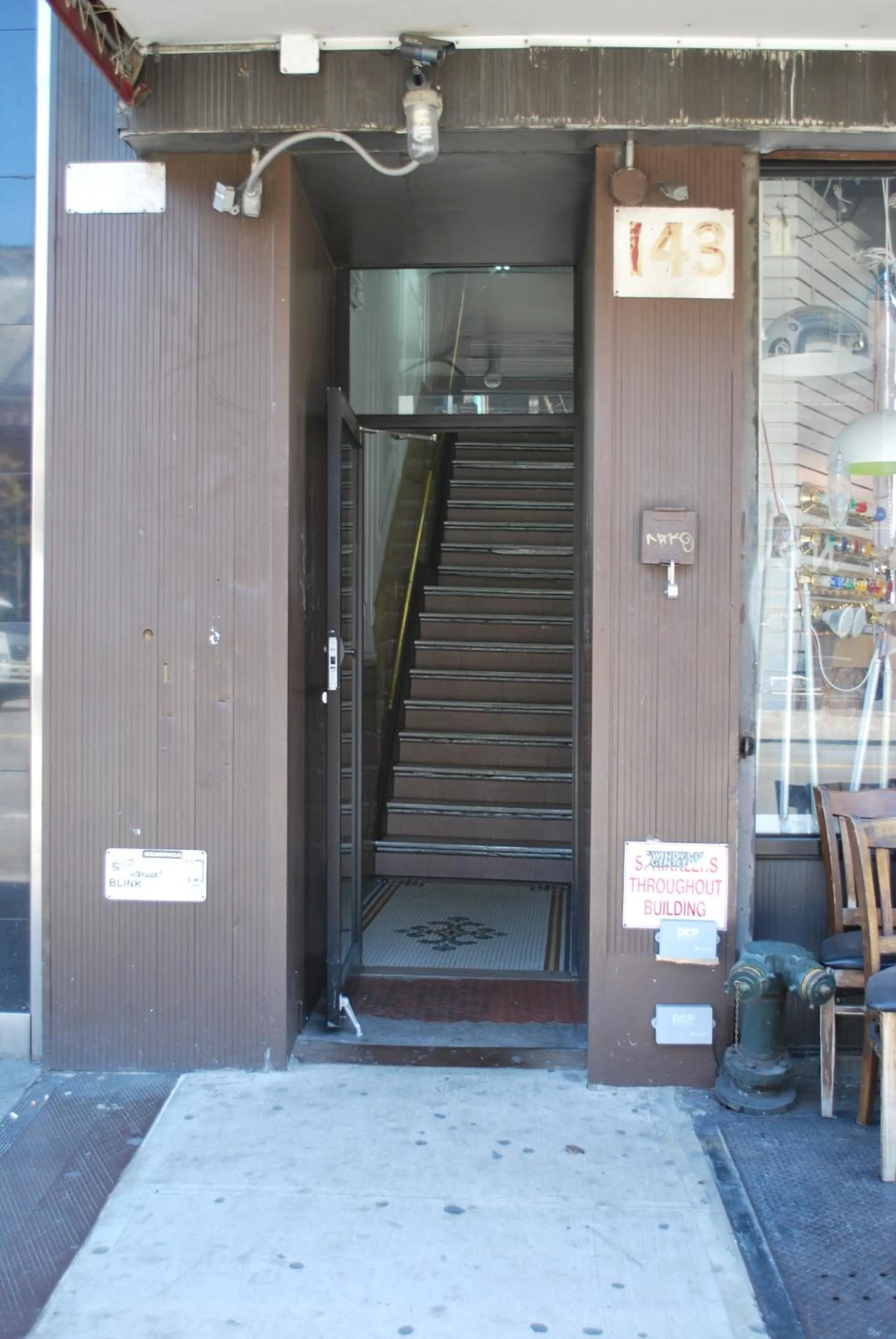 Facade/entrance in Bowery Grand Hotel
