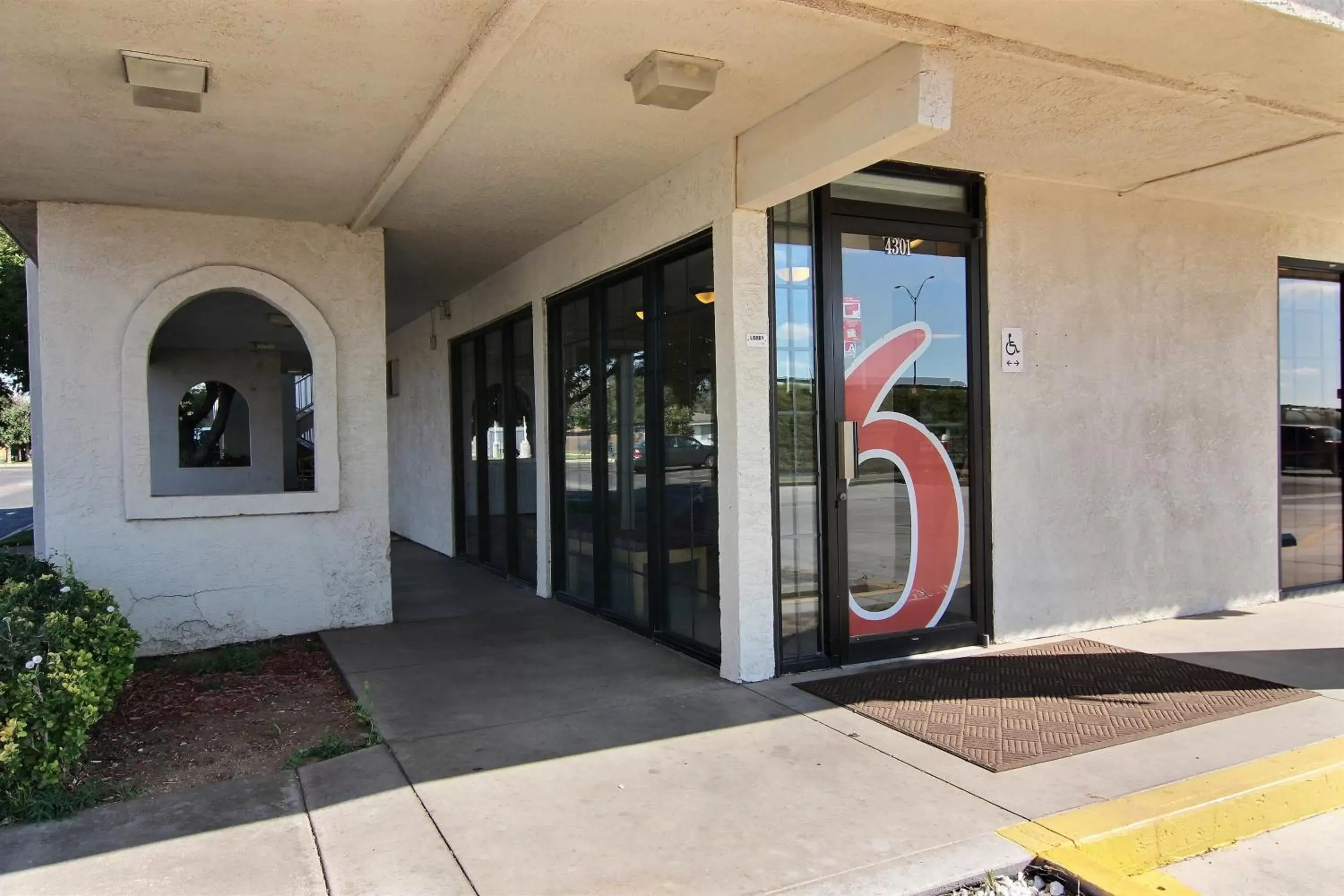Facade/entrance in Motel 6-Amarillo, TX - Airport