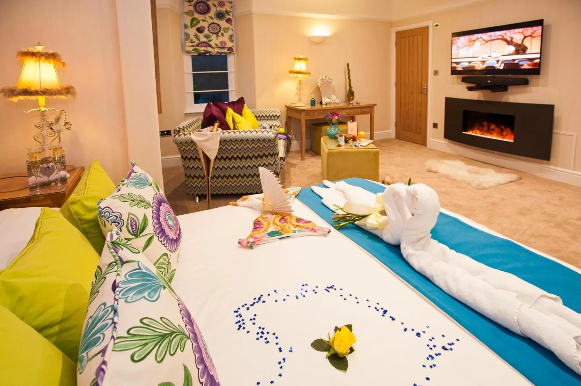 Bed in Windermere Boutique Hotel Spa Suites & Hot Tubs