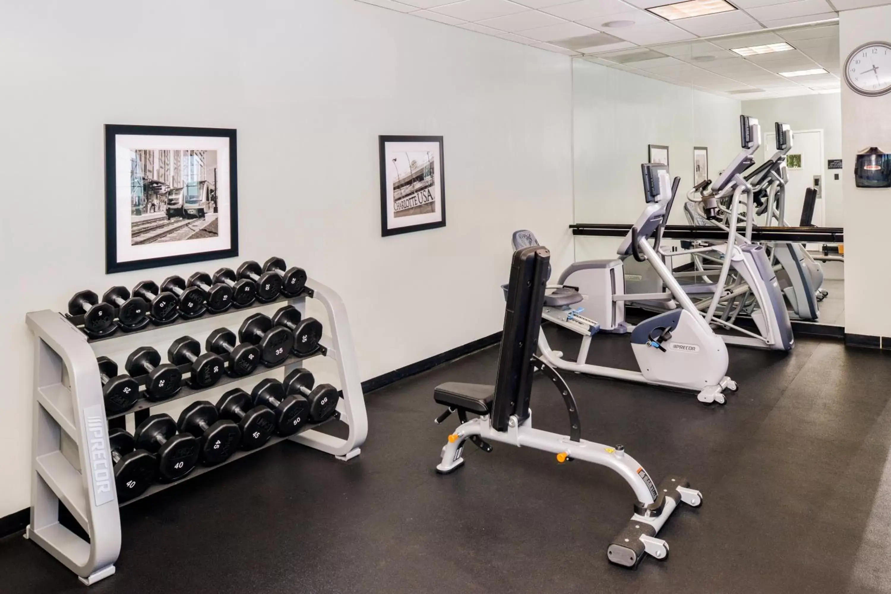 Fitness centre/facilities, Fitness Center/Facilities in Holiday Inn Charlotte Center City, an IHG Hotel