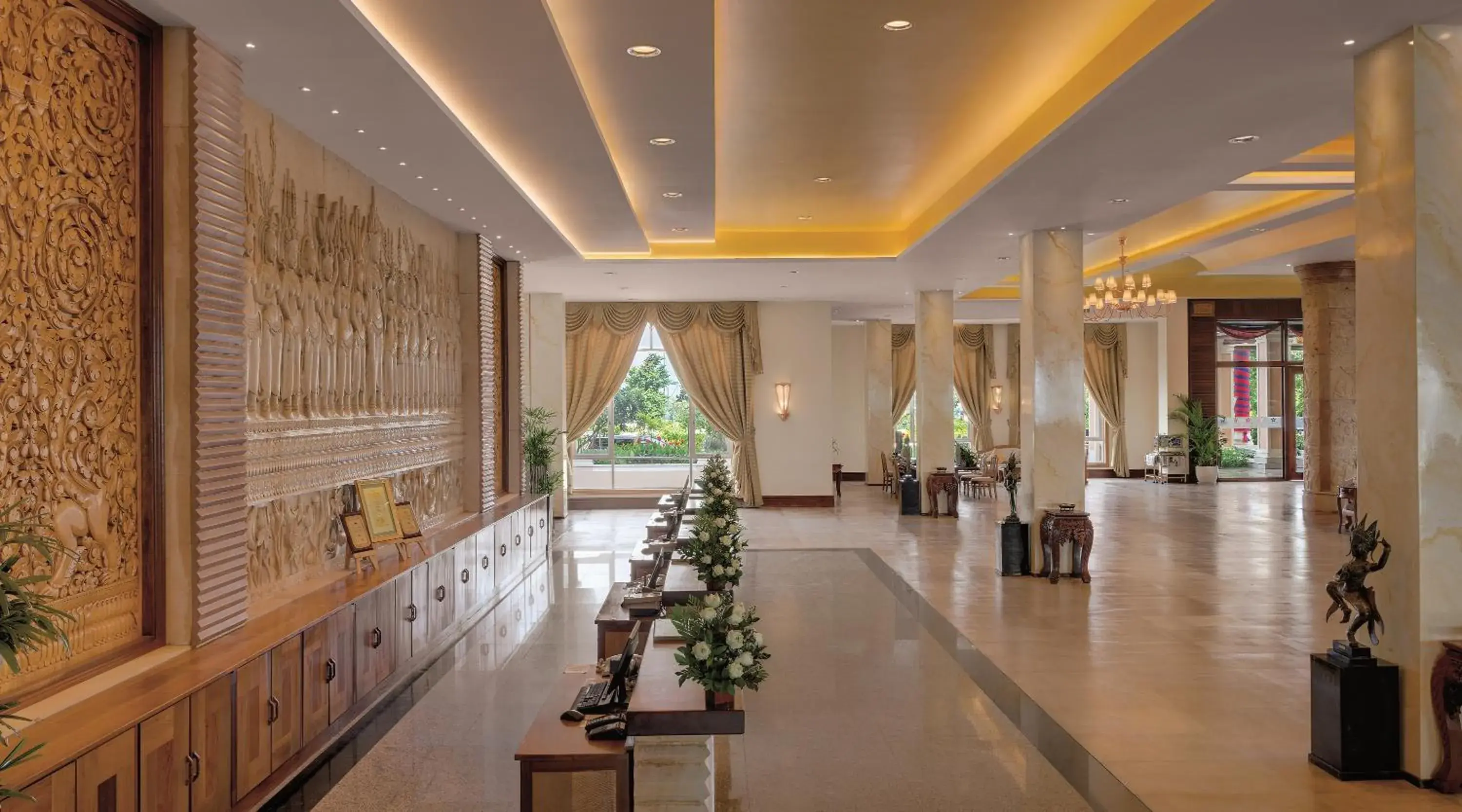 Lobby or reception, Restaurant/Places to Eat in Sokha Phnom Penh Hotel