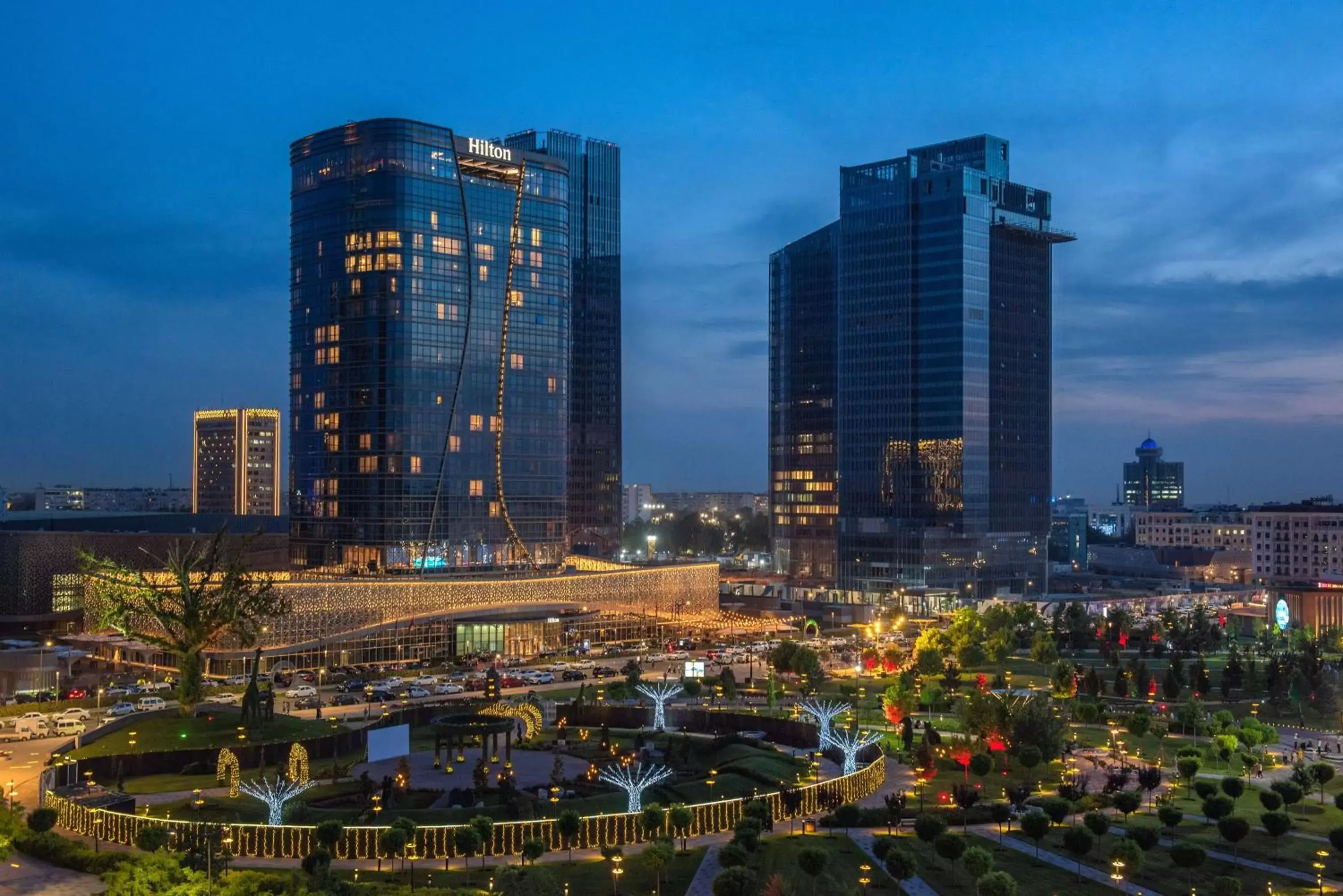 Property building in Hilton Tashkent City