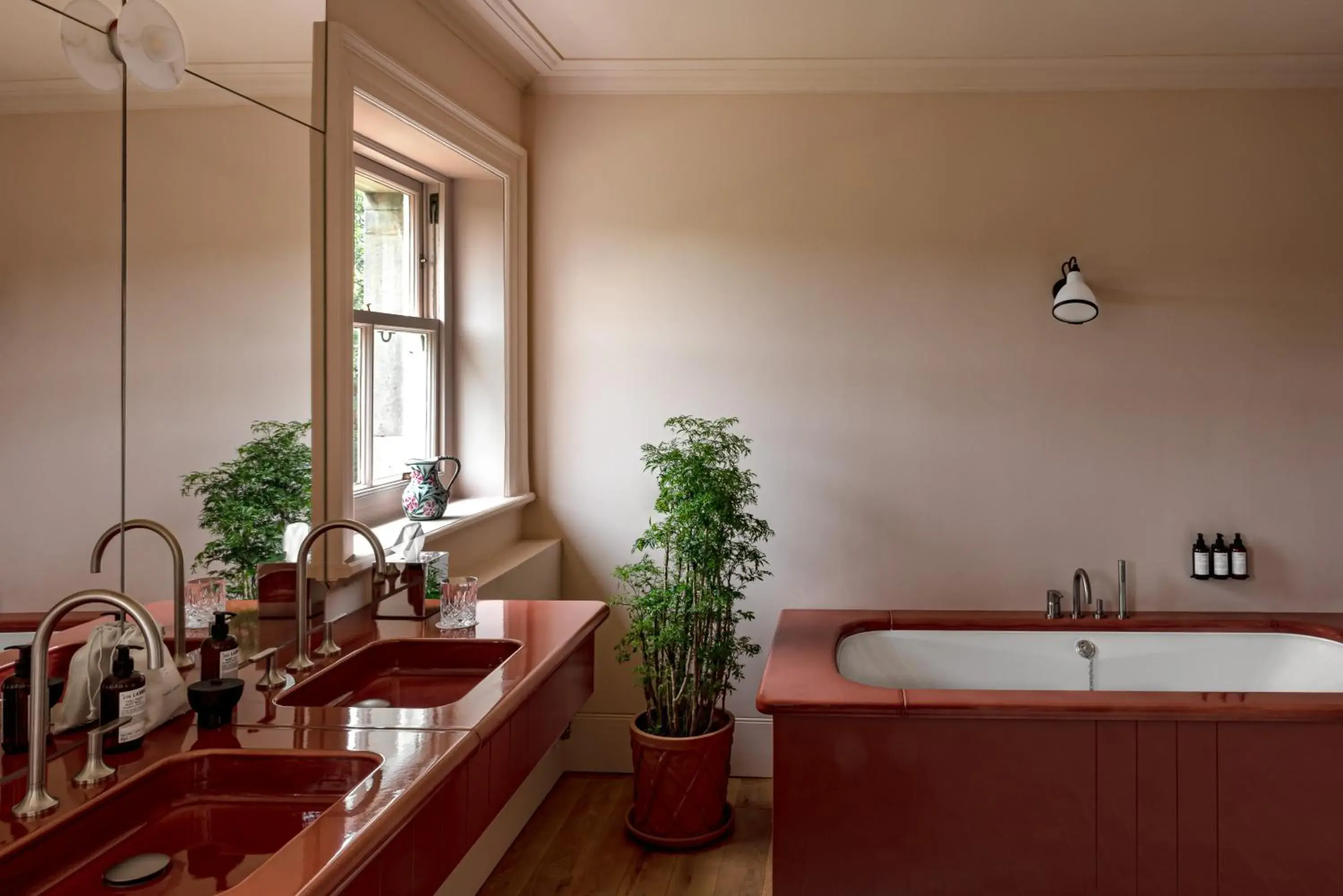 Bathroom in Cowley Manor Hotel