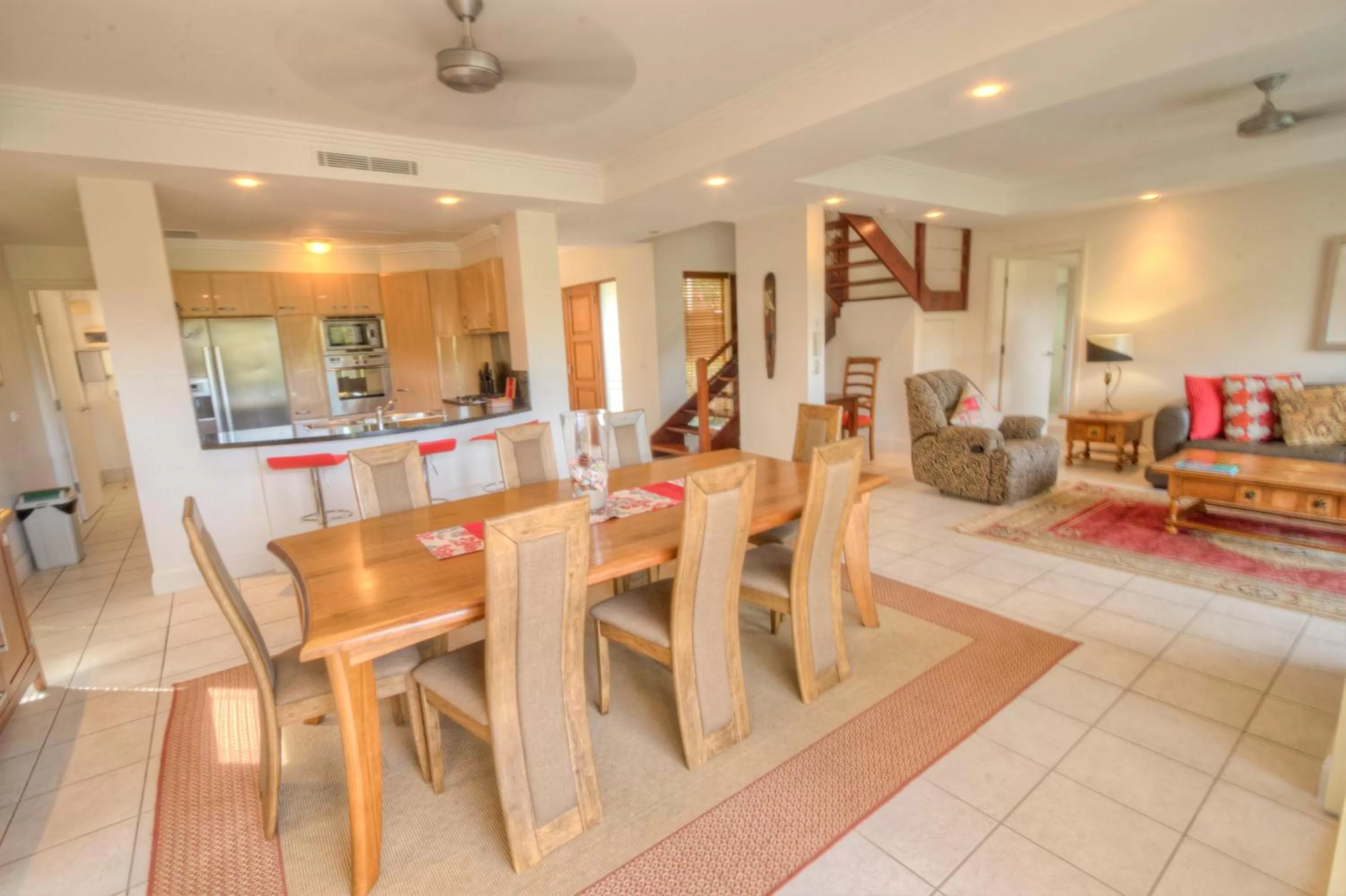 Dining area in Paradise Links Resort Port Douglas