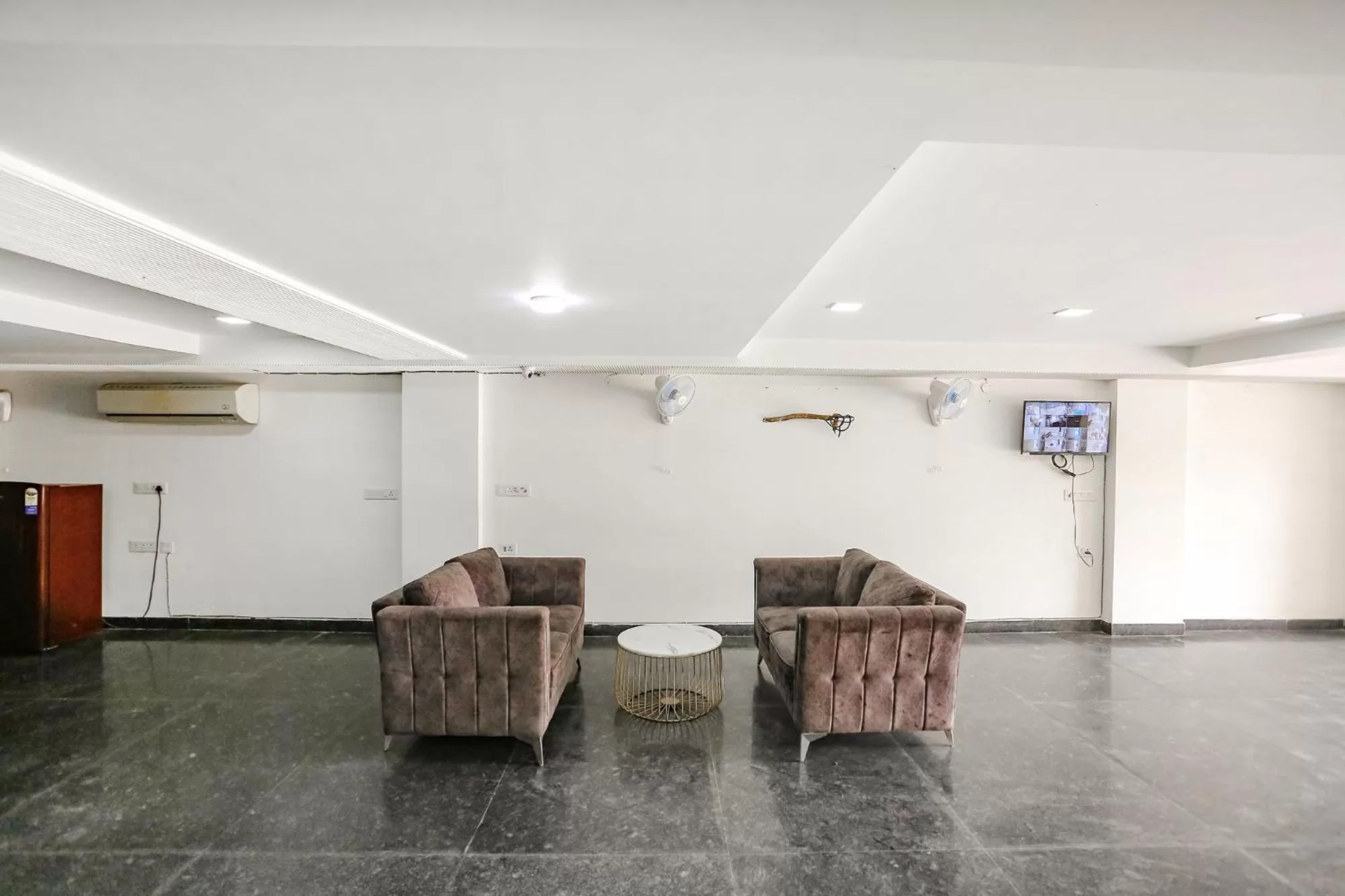 Seating area in FabExpress Aerosky Deluxe - Nr Yashobhoomi Convention Centre