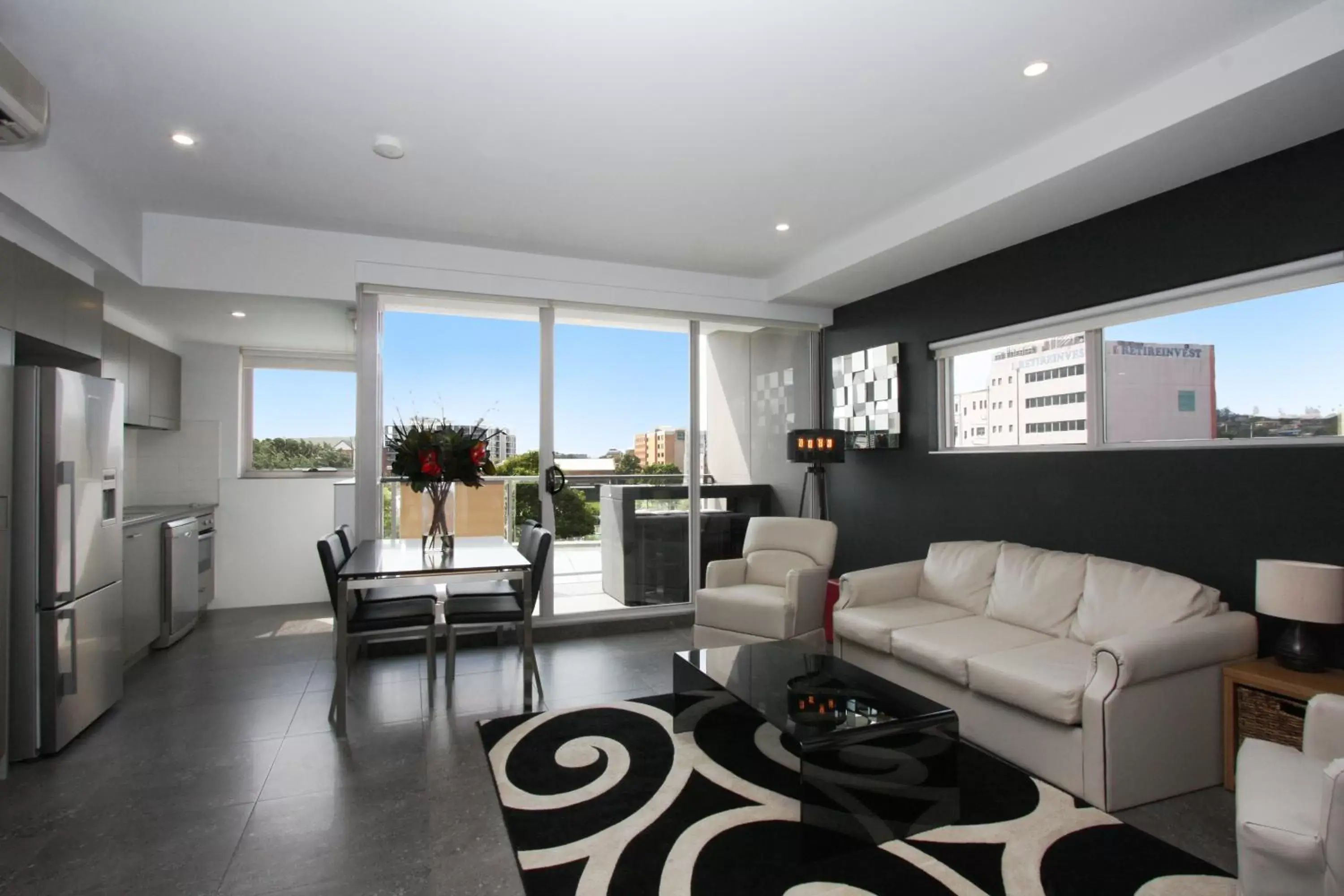 Living room, Seating Area in Honeysuckle Executive Apartments