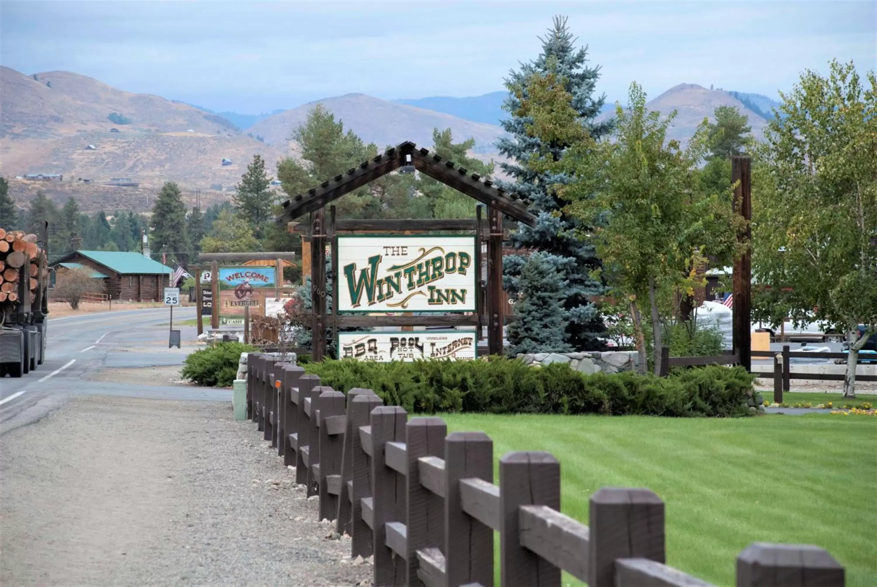 Property logo or sign, Property Building in Winthrop Inn