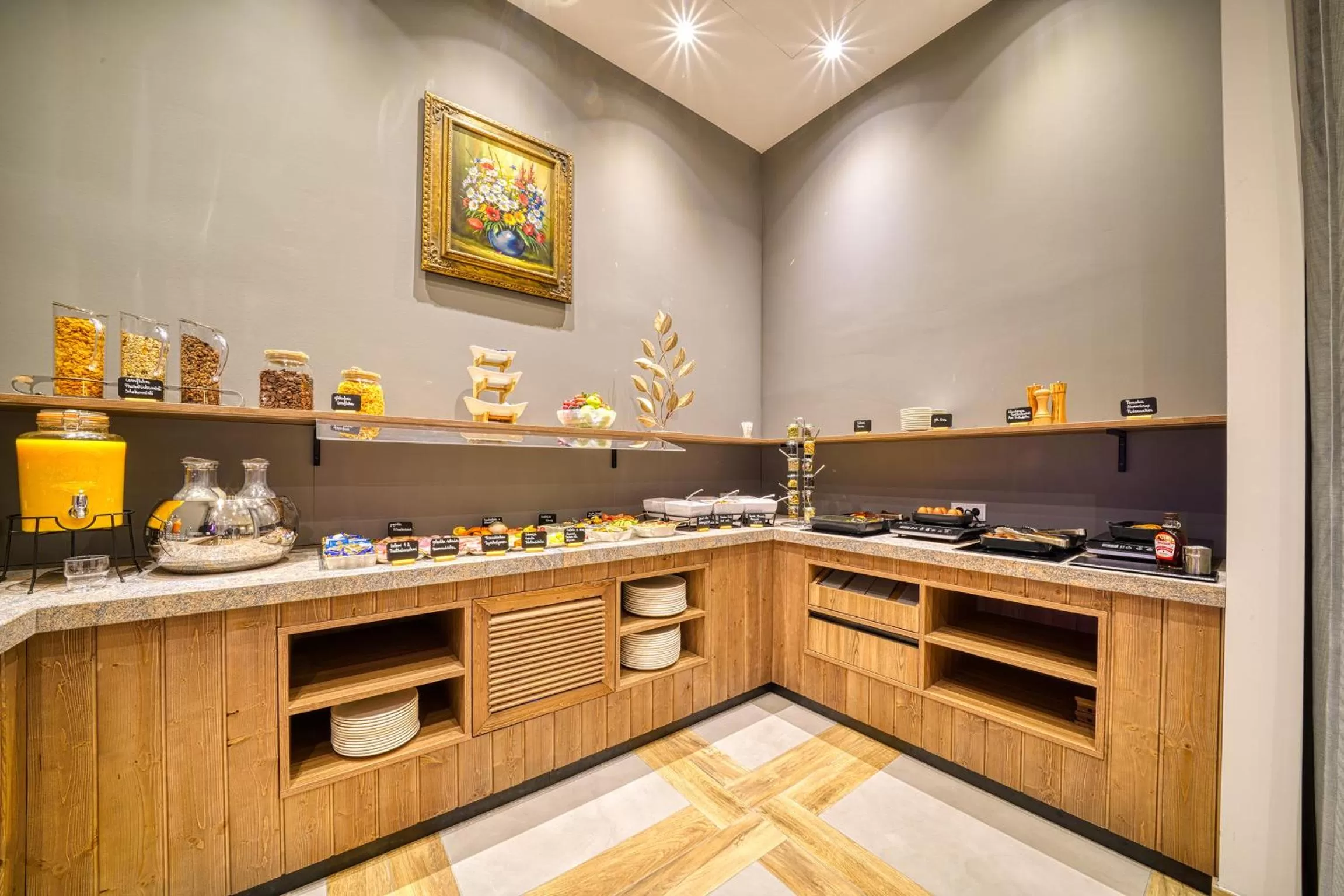 Buffet breakfast in Vienna House Easy by Wyndham Freiburg City