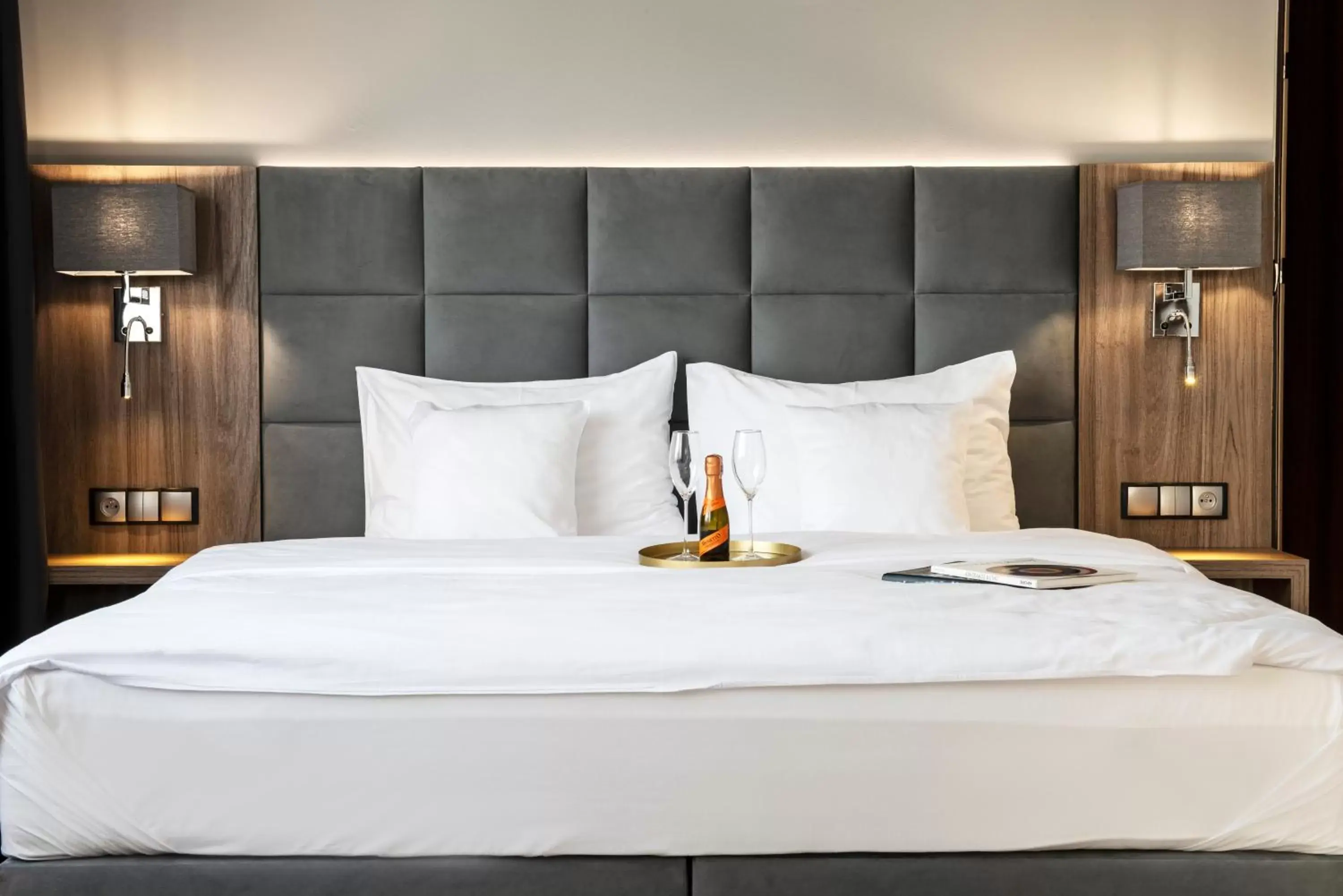 Bed in DB Hotel Wrocław Bed in DB Hotel Wrocław