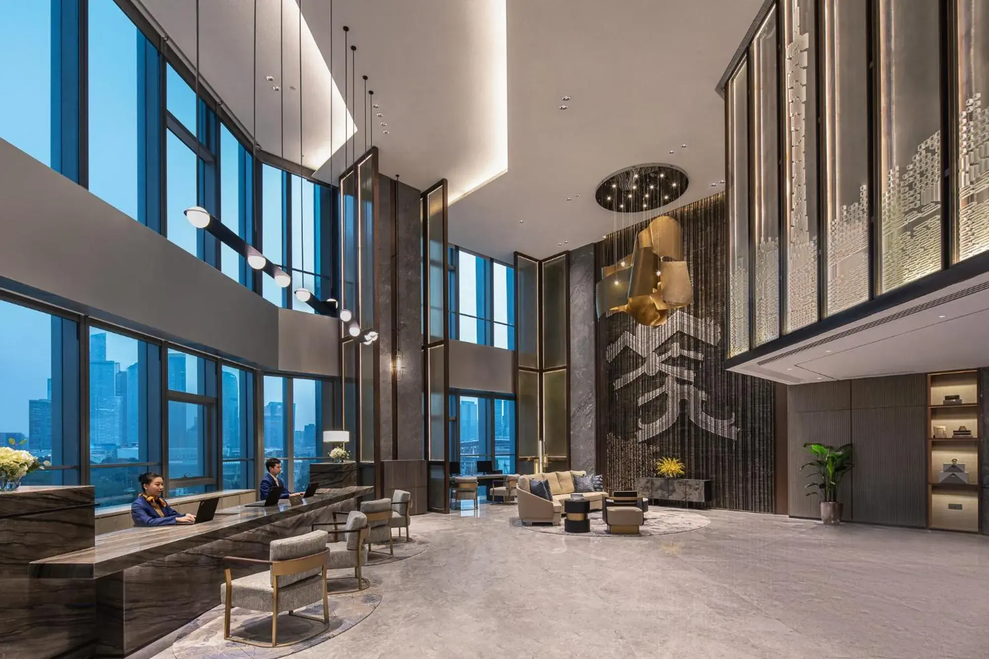 Lobby or reception in Ascott ICC Guangzhou