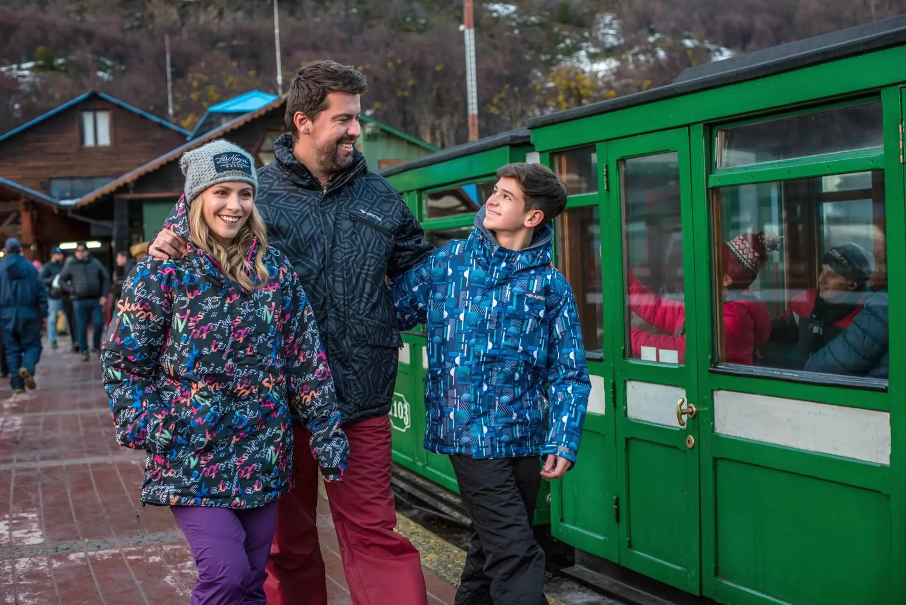 Family in Las Hayas Ushuaia Resort