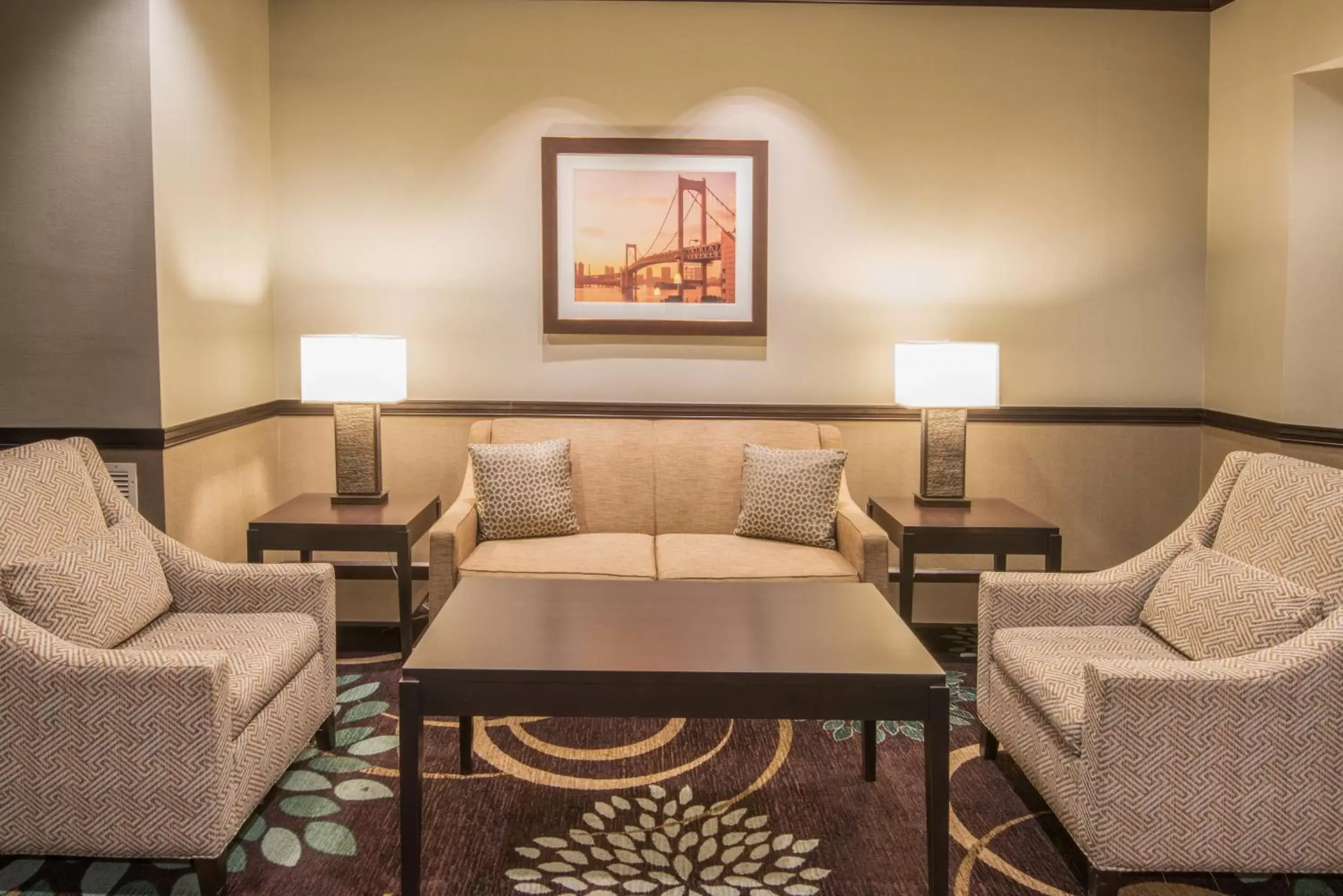 Lobby or reception, Seating Area in Staybridge Suites Columbus-Airport, an IHG Hotel