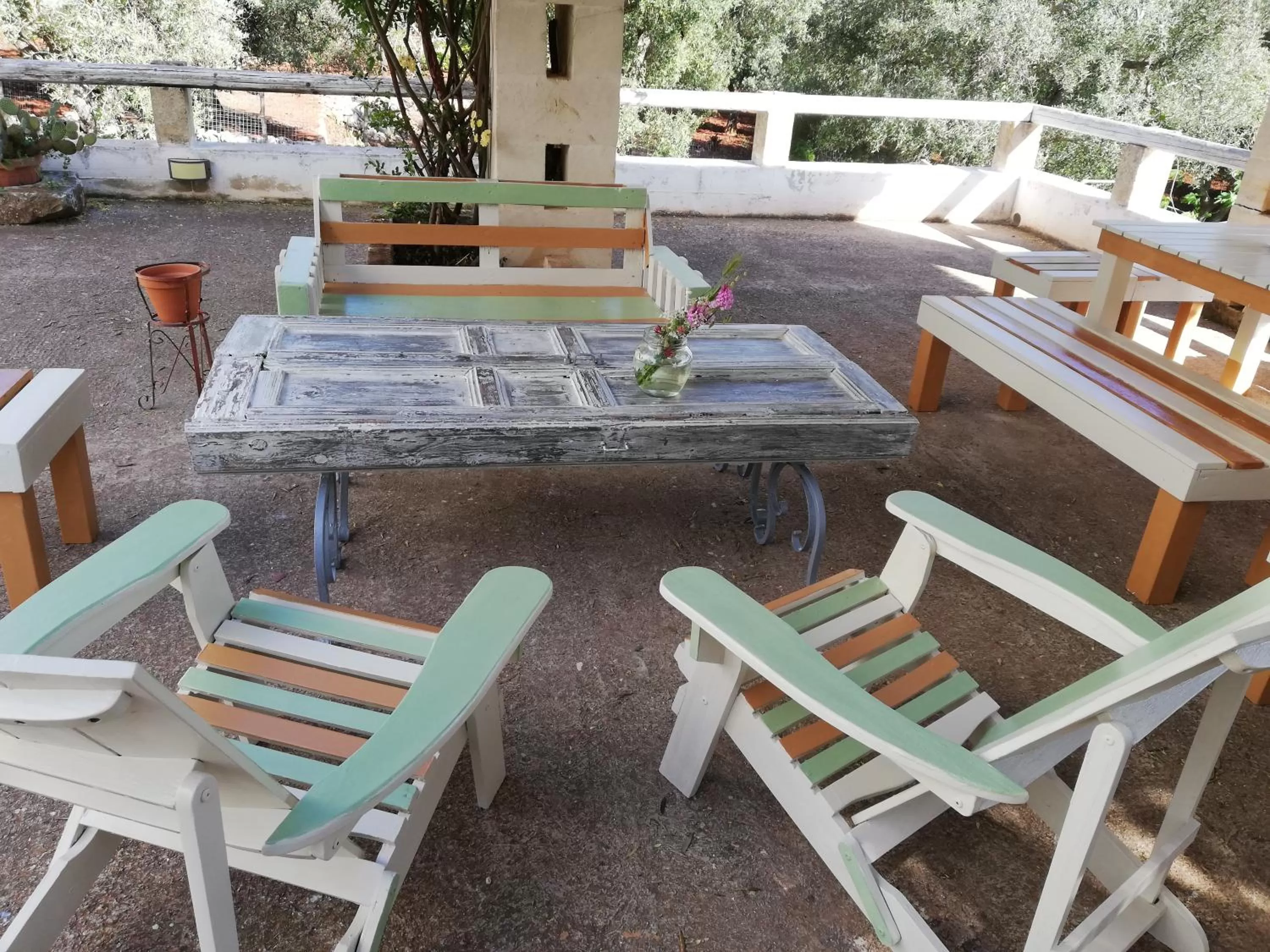 Patio in B&B Giovannarolla Green House