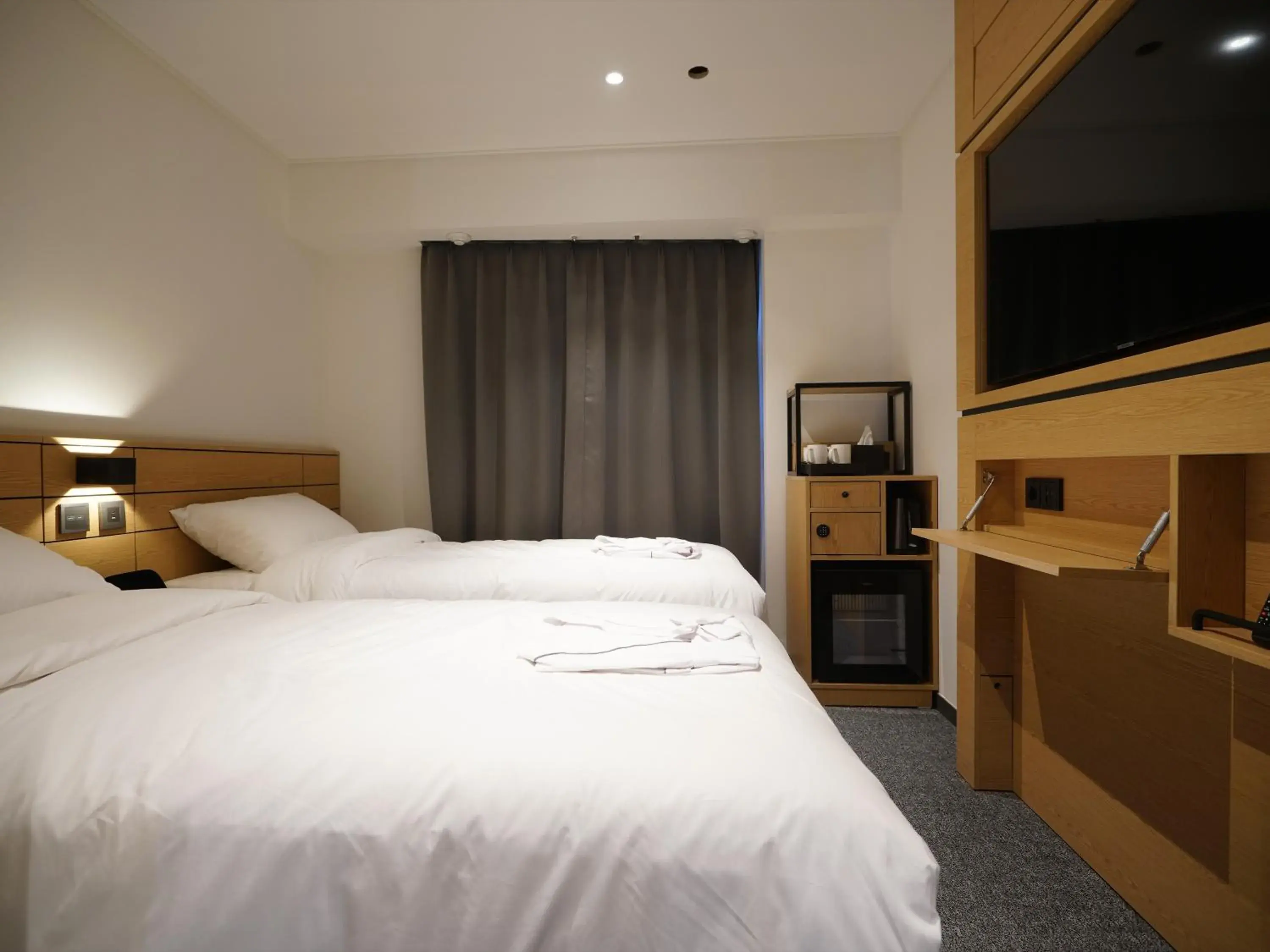 Bed in Henn na Hotel Seoul Myeongdong