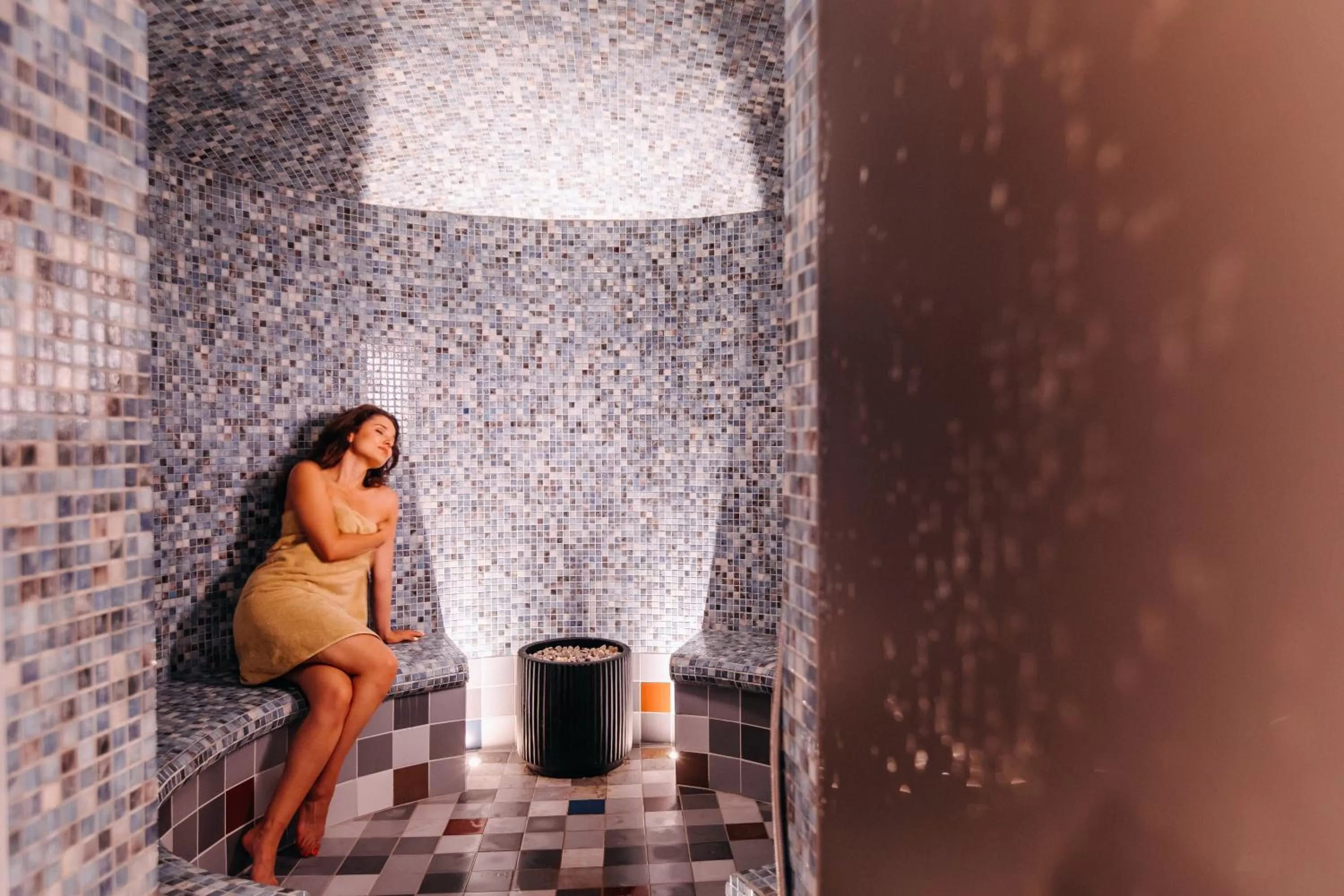 Sauna in HOTEL CRYSTAL WELLNESS & SPA superior