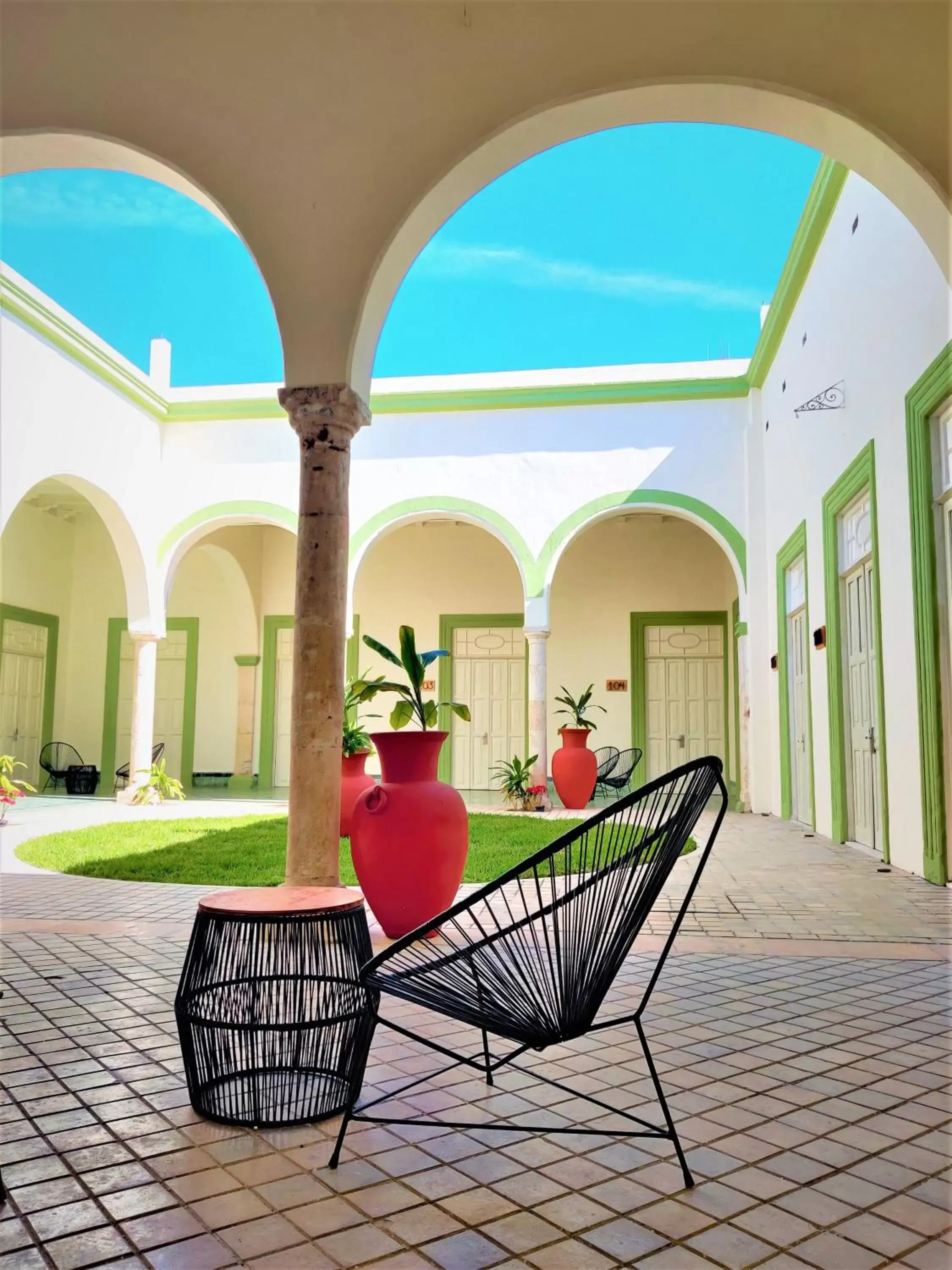 Patio in Hotel Boutique La Casona by Kavia