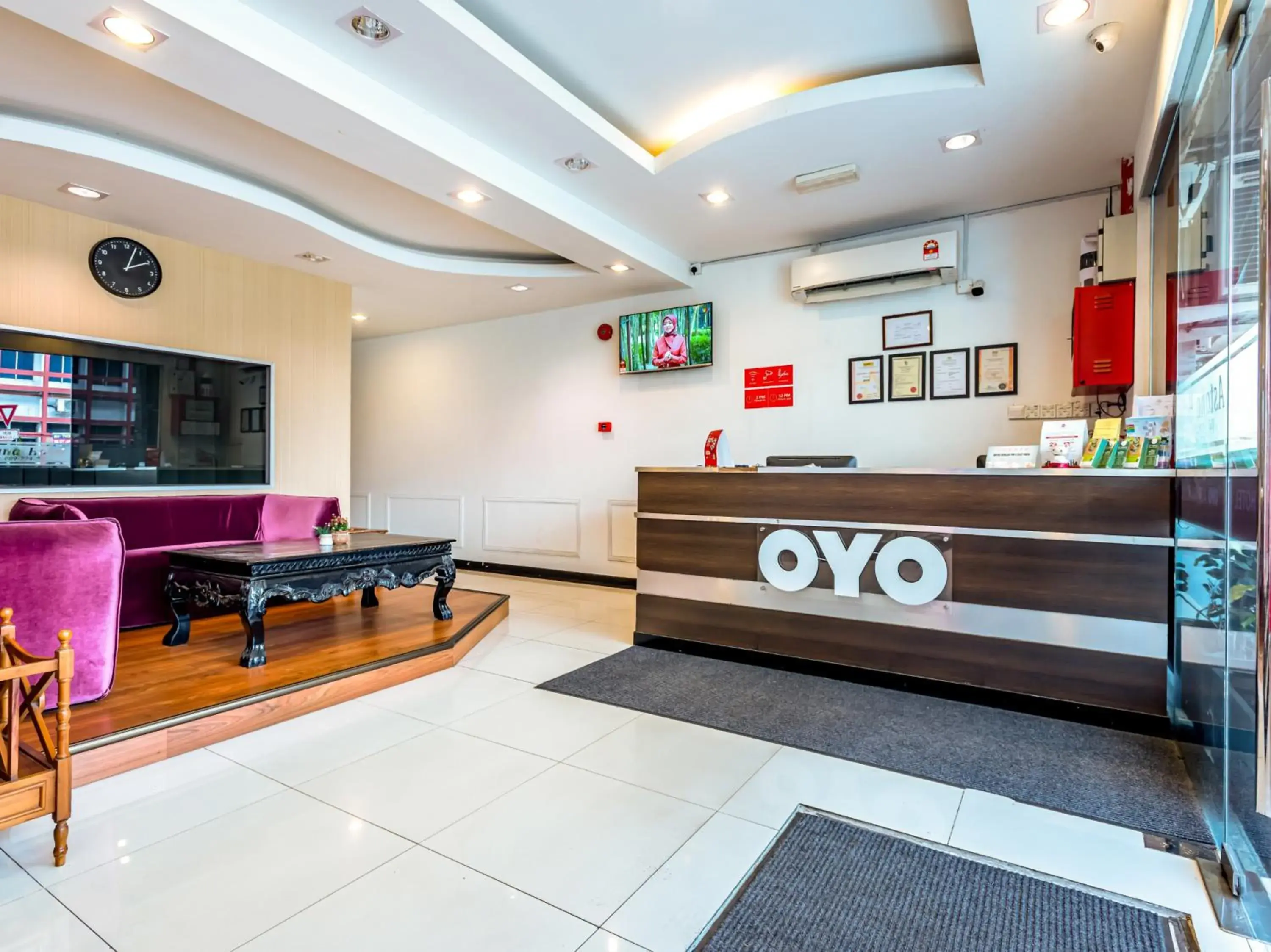 Lobby or reception, Lobby/Reception in OYO 43959 Astana Hotel