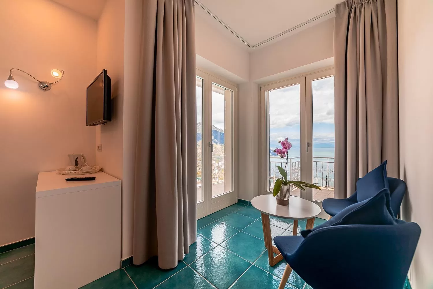 Seating area in Casa Dolce Casa Ravello