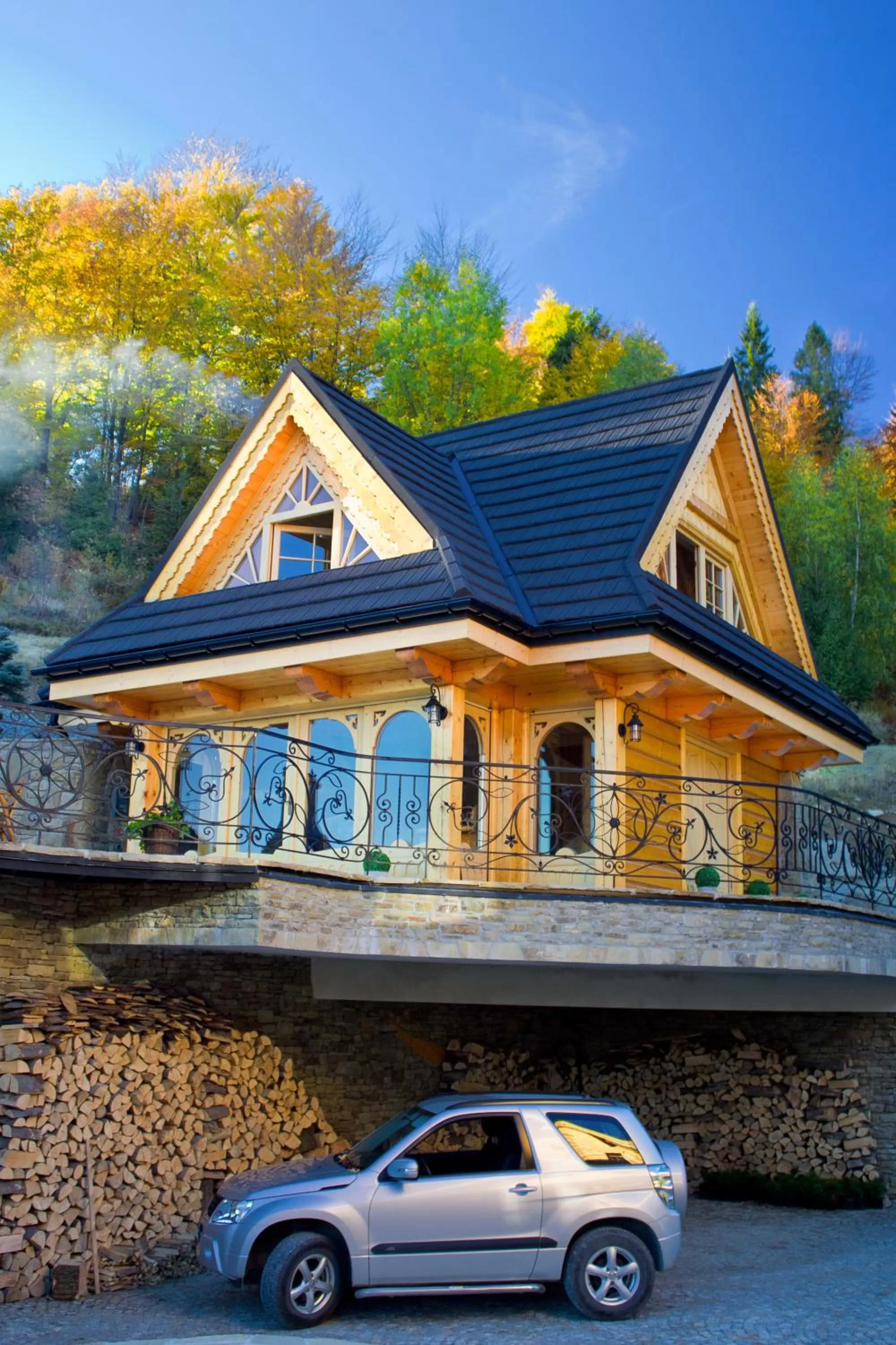 Two-Bedroom House in Krupówka Mountain Resort Szczyrk