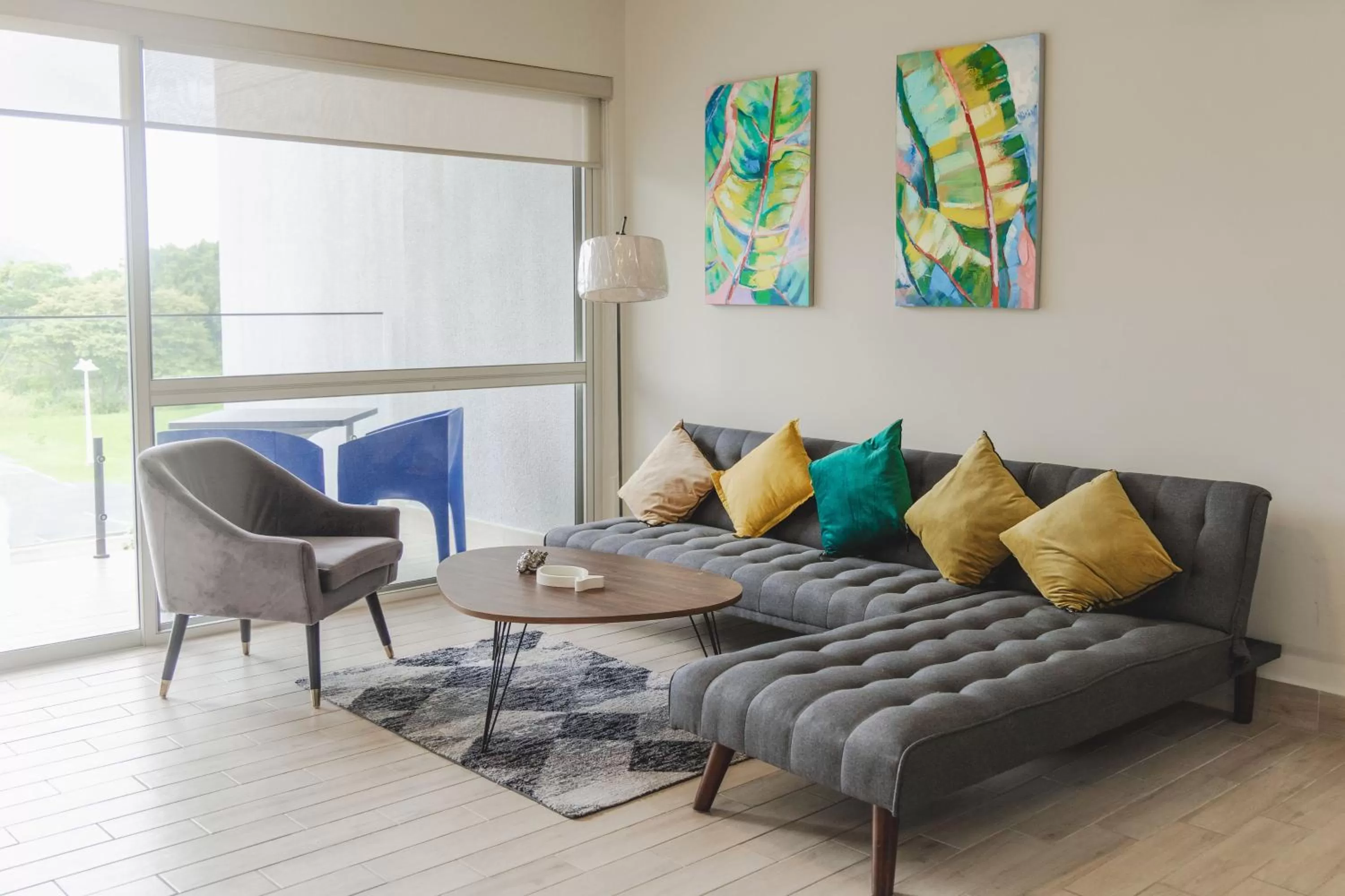 Living room, Seating Area in Playa Caracol Residences