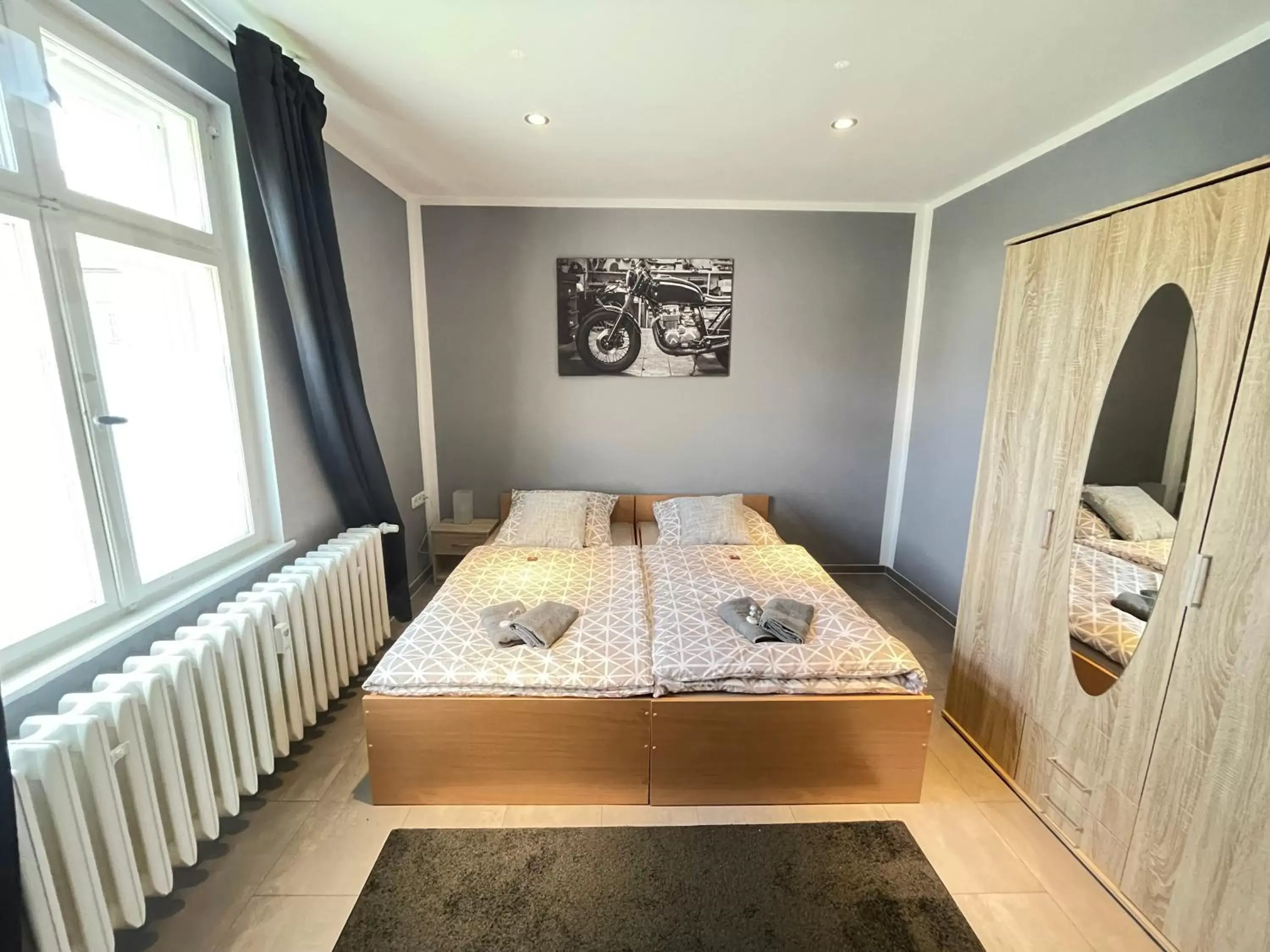 Bedroom, Bed in MOTEL DARIA Hennigsdorf Berlin