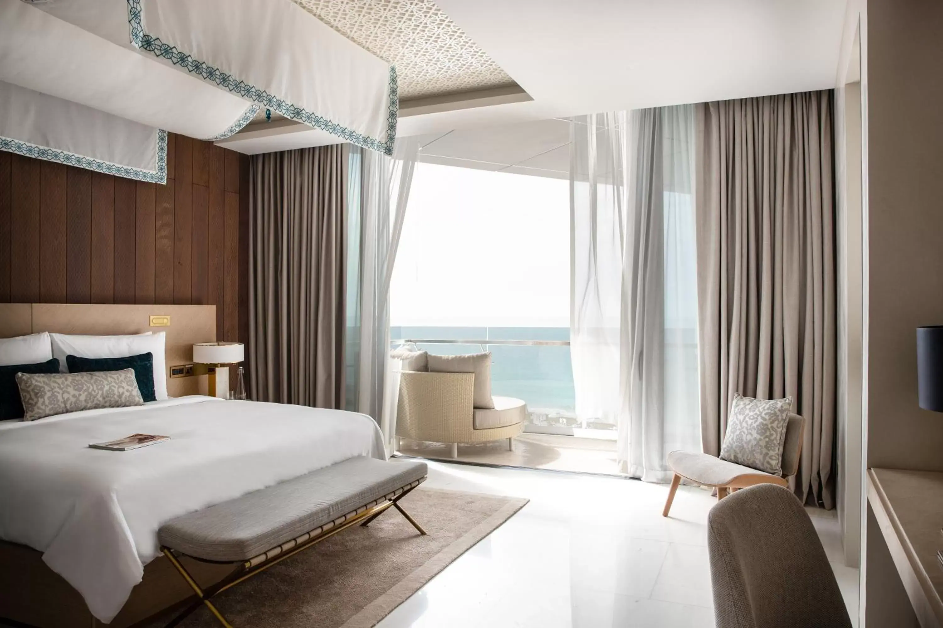 Bed in Jumeirah at Saadiyat Island Resort