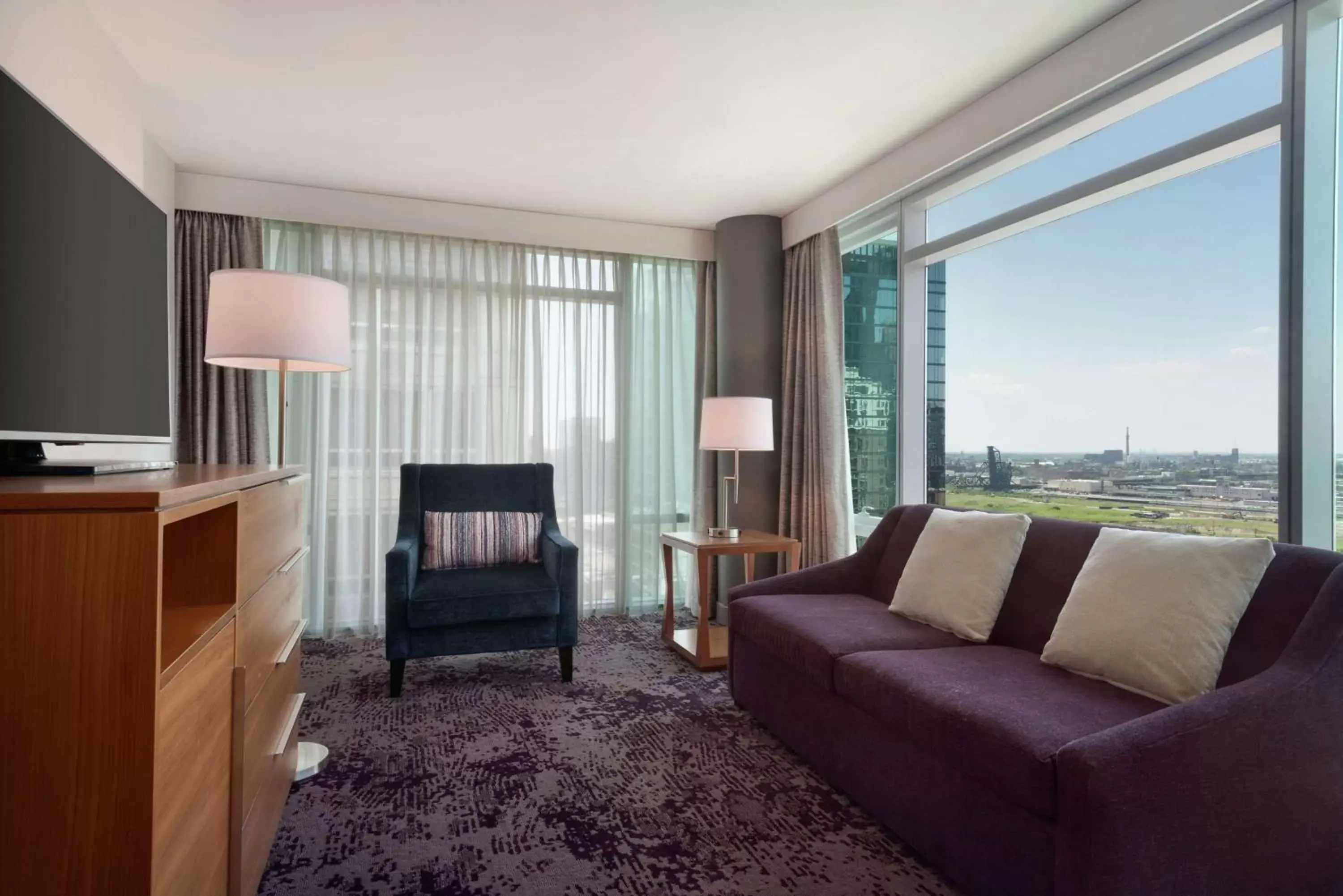 Living room in Homewood Suites By Hilton Chicago Downtown South Loop Living room in Homewood Suites By Hilton Chicago Downtown South Loop