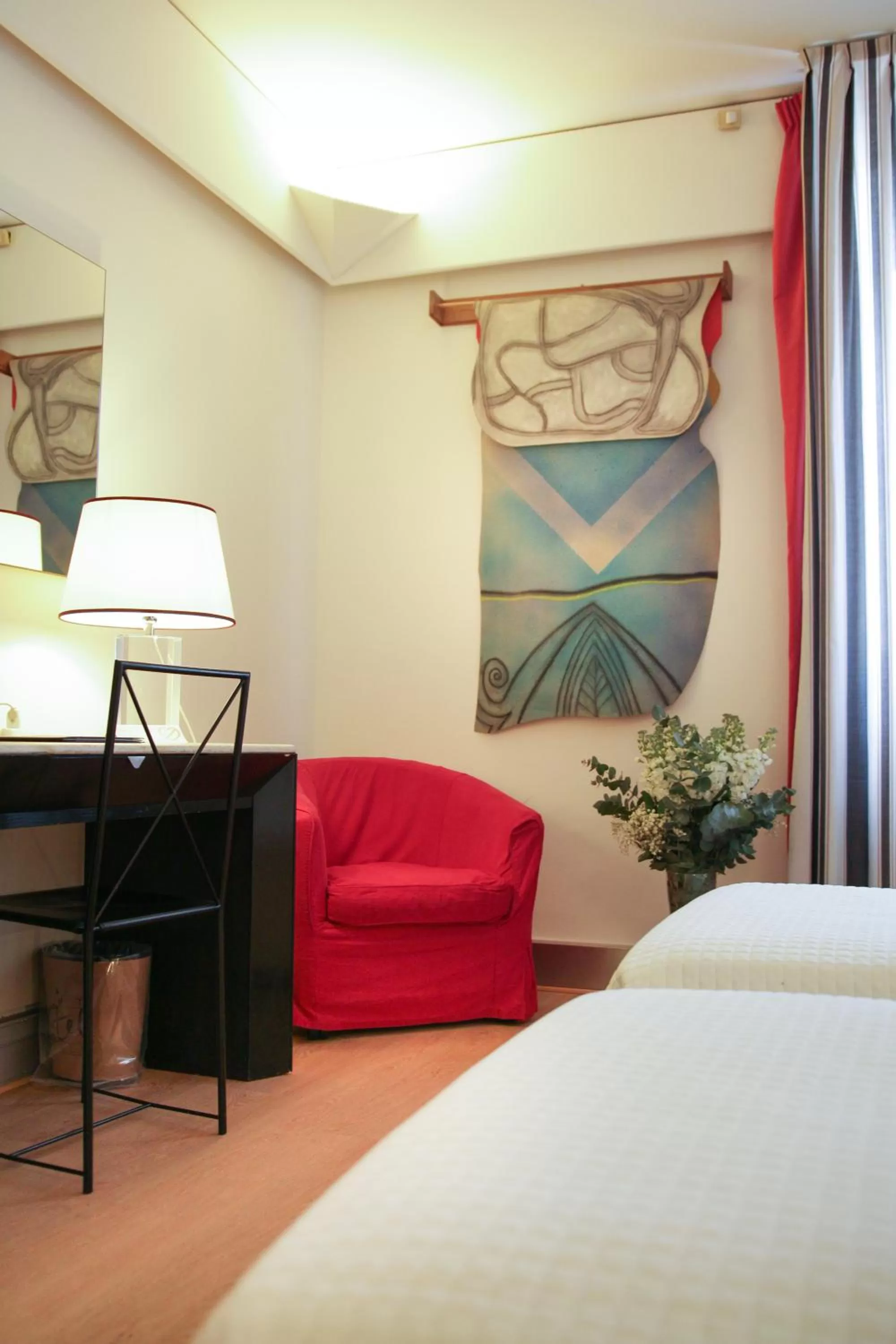 Bed in Art Hotel Museo