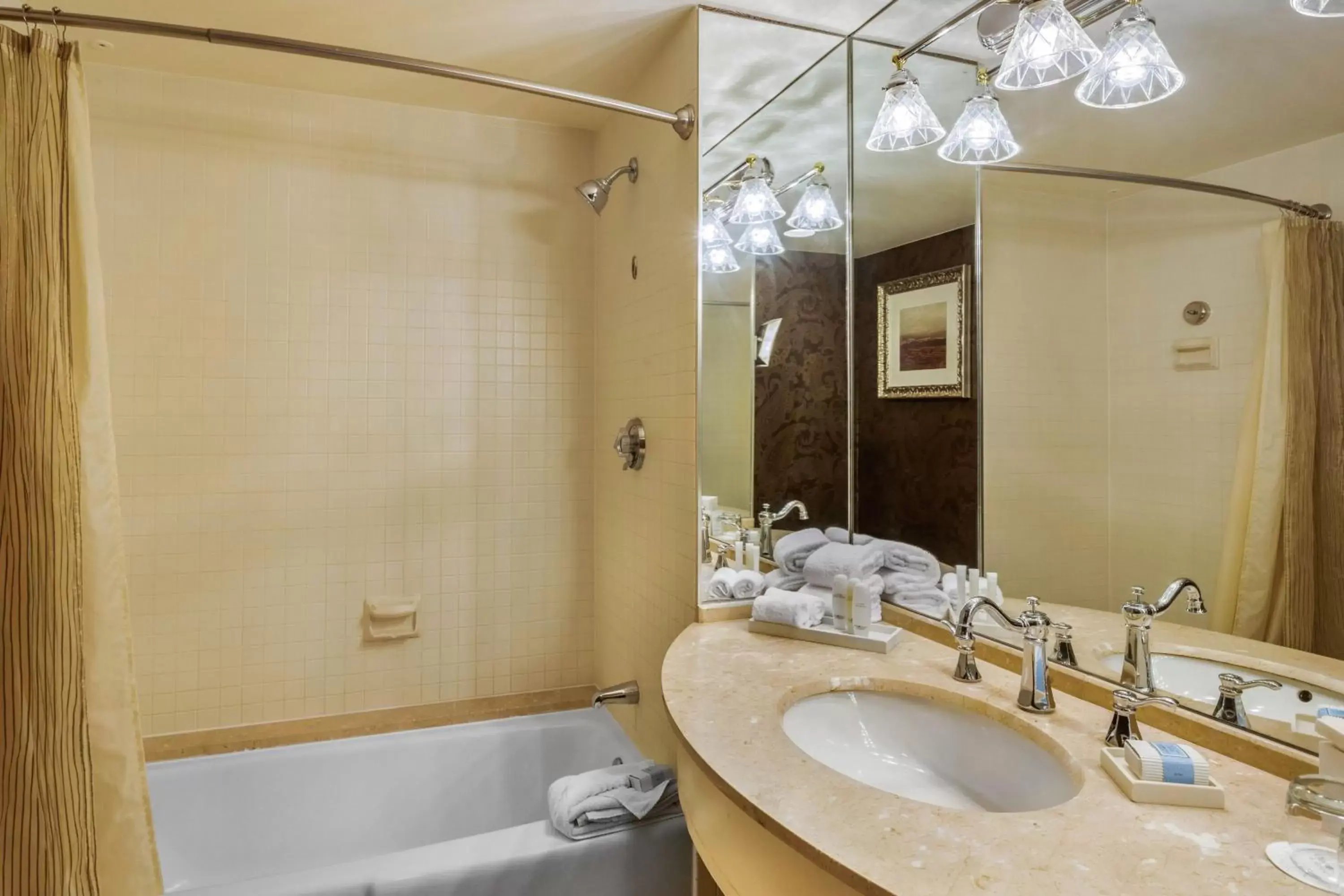 Bathroom in Omni Houston Hotel