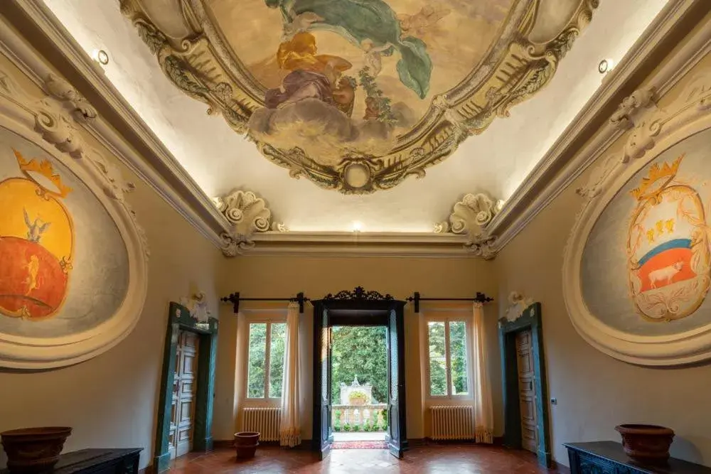 Decorative detail in Villa Cattani Stuart
