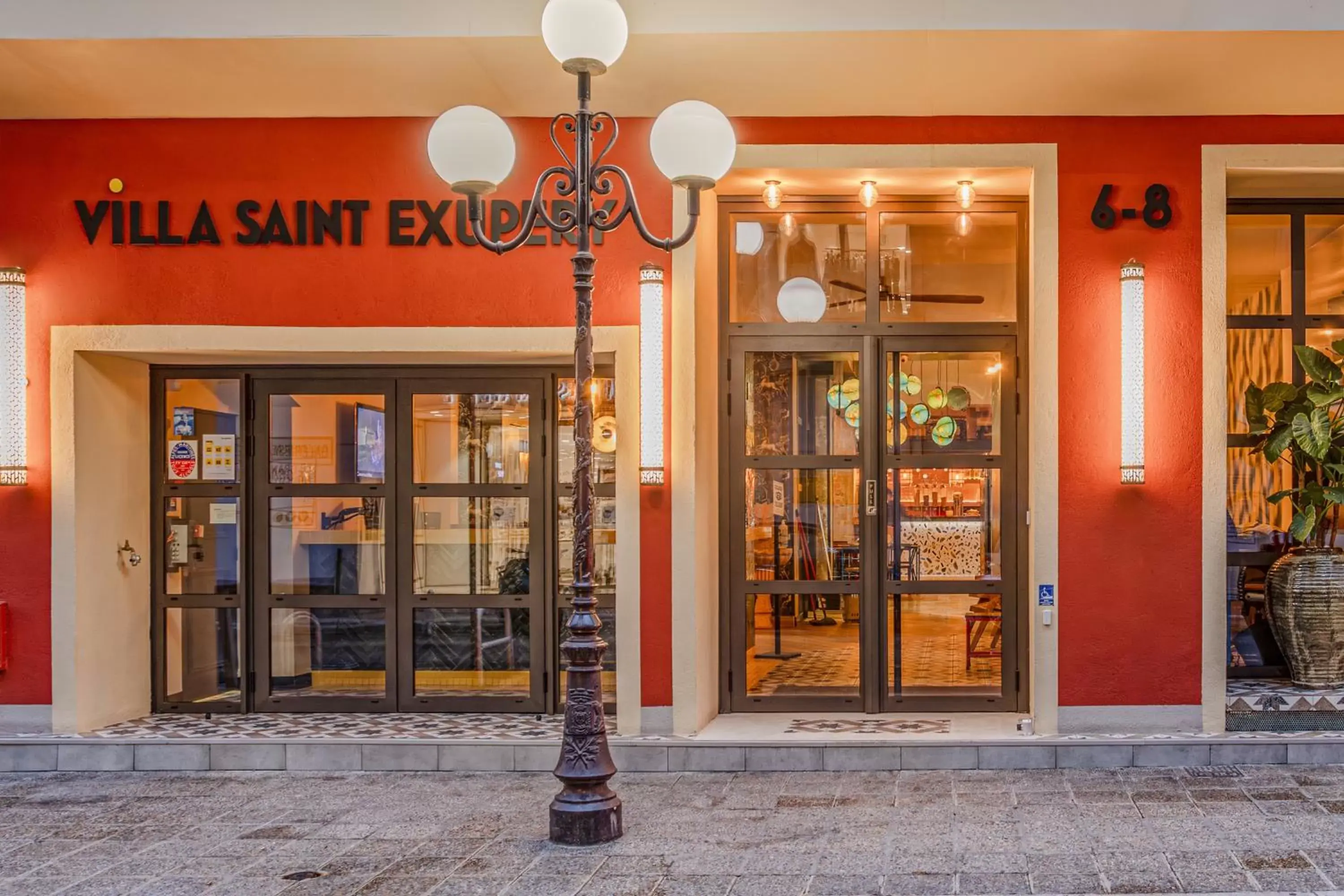 Facade/entrance in Villa Saint Exupery Beach Hostel