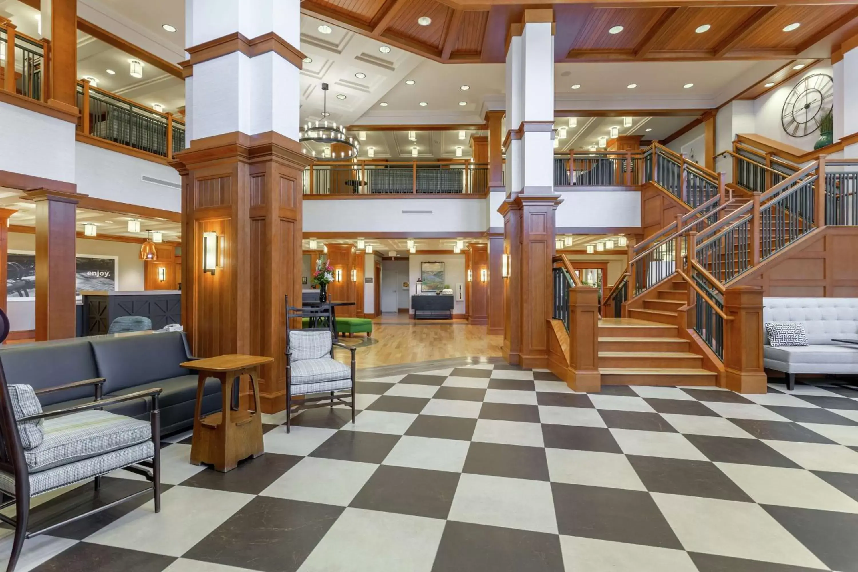 Lobby or reception in Hampton Inn & Suites Saratoga Springs Downtown