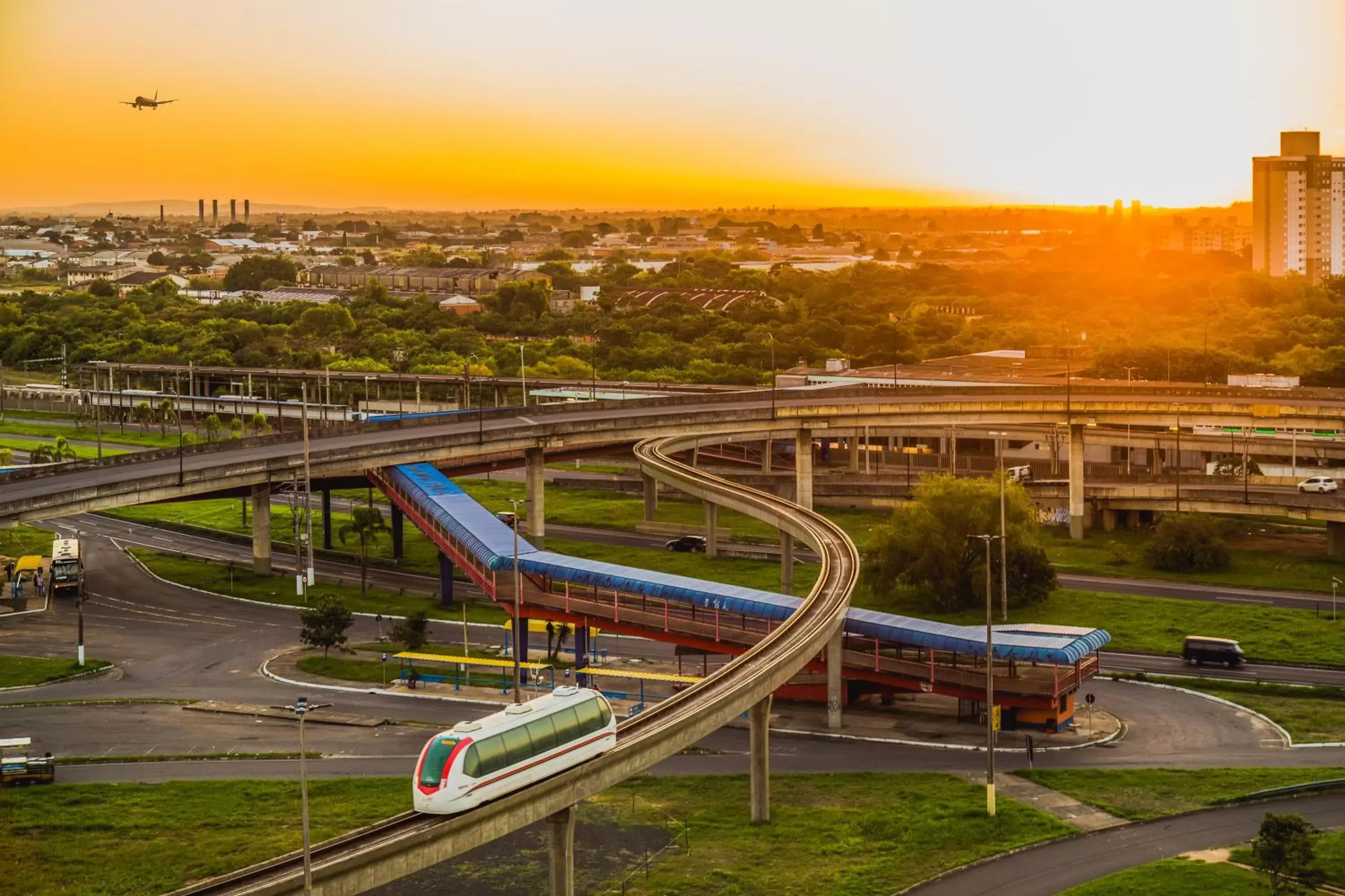 City view, Sunrise/Sunset in Novotel Porto Alegre Airport