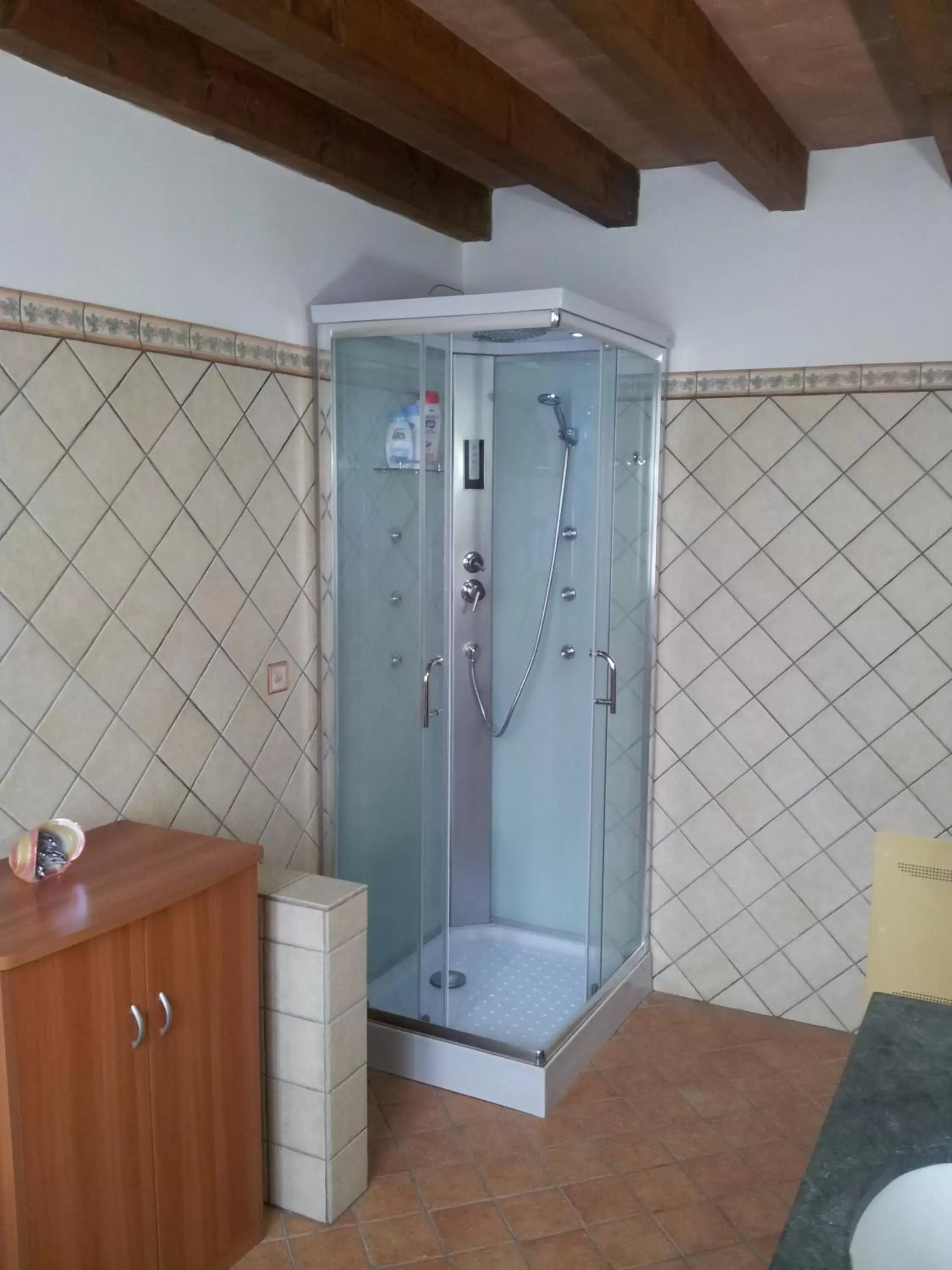 Shower, Bathroom in BB Parco del Mincio