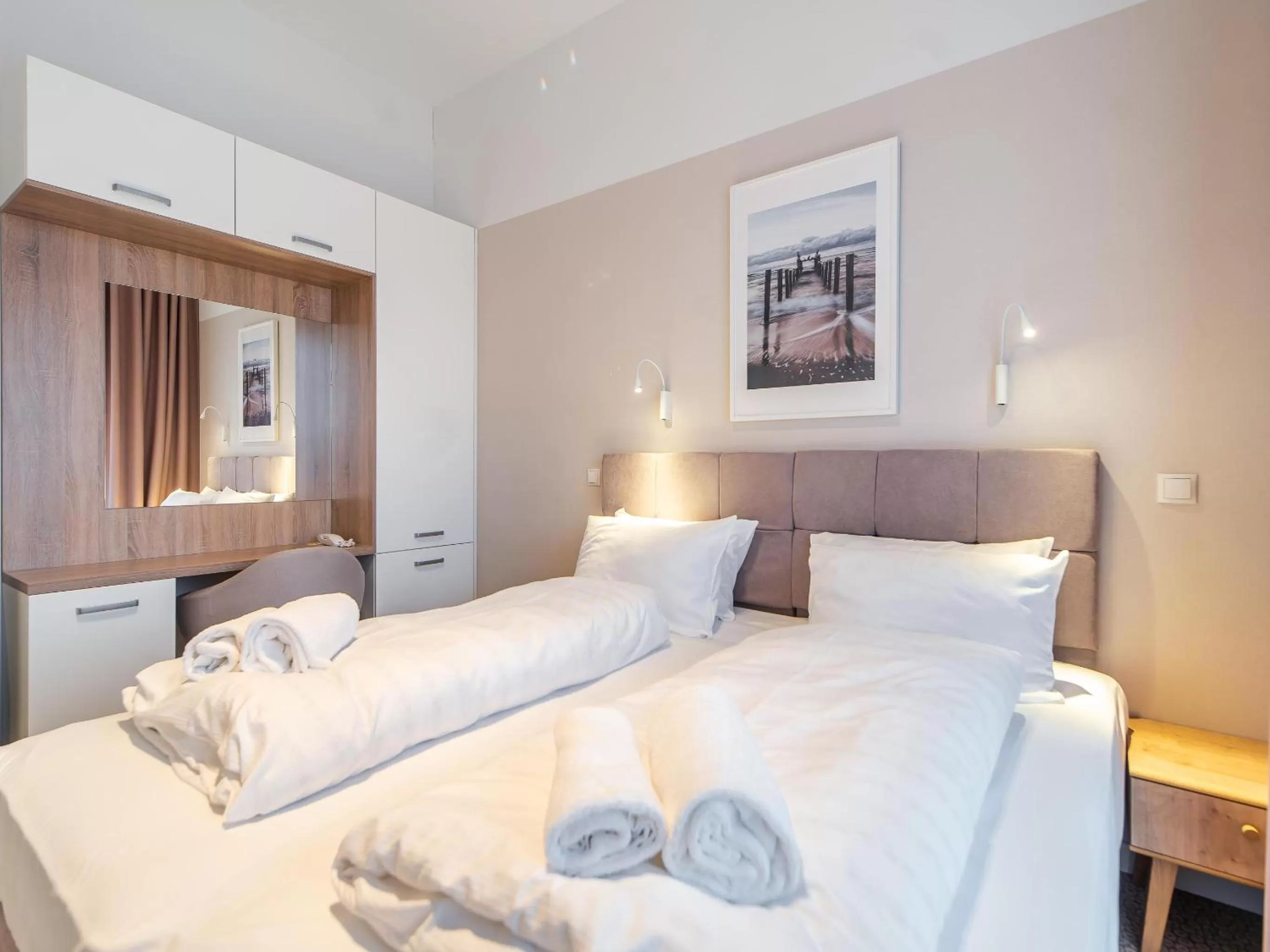 Bed in Molo Park Aparthotel