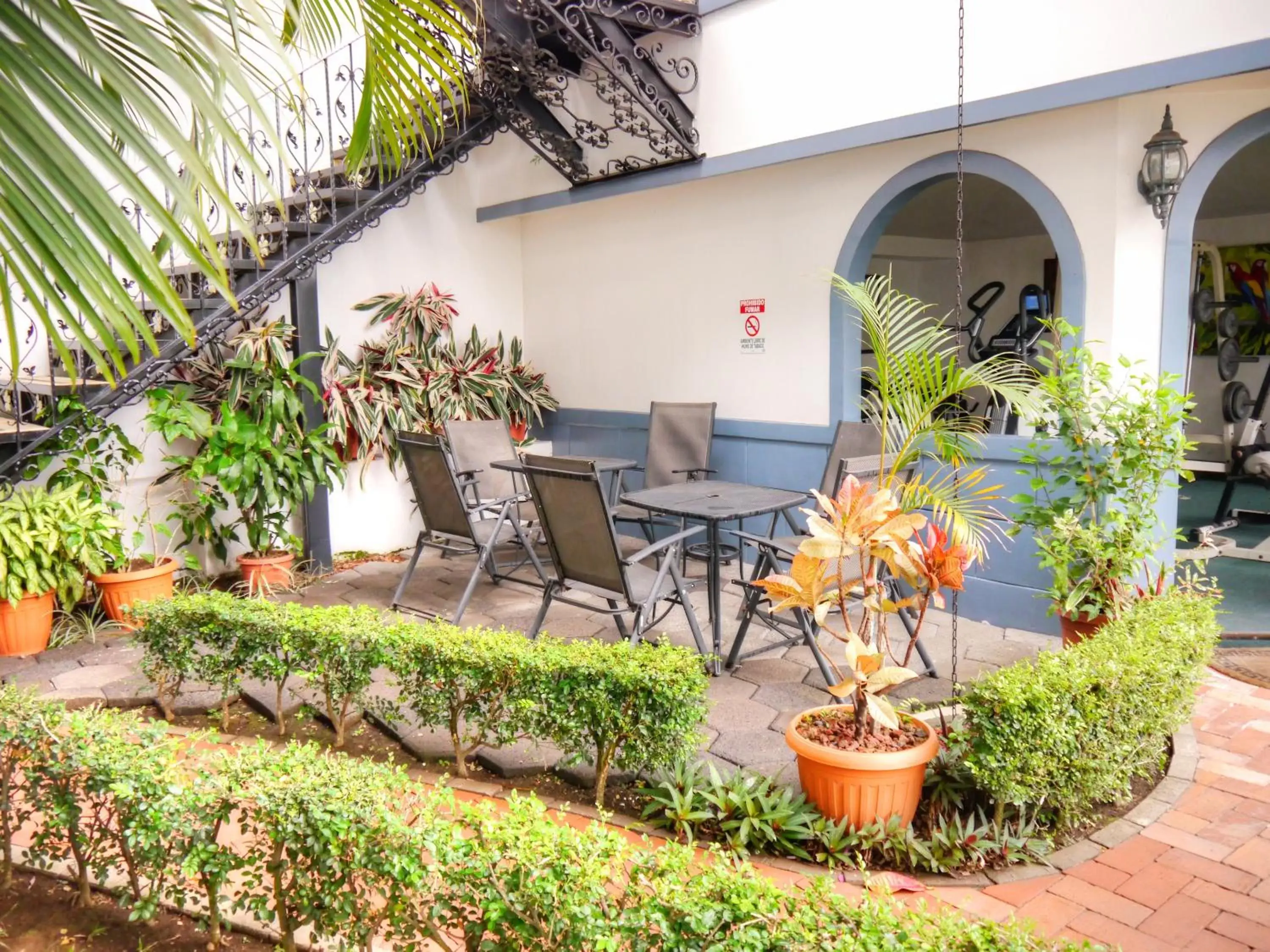 Garden in Hotel Santo Tomas / Historical Property