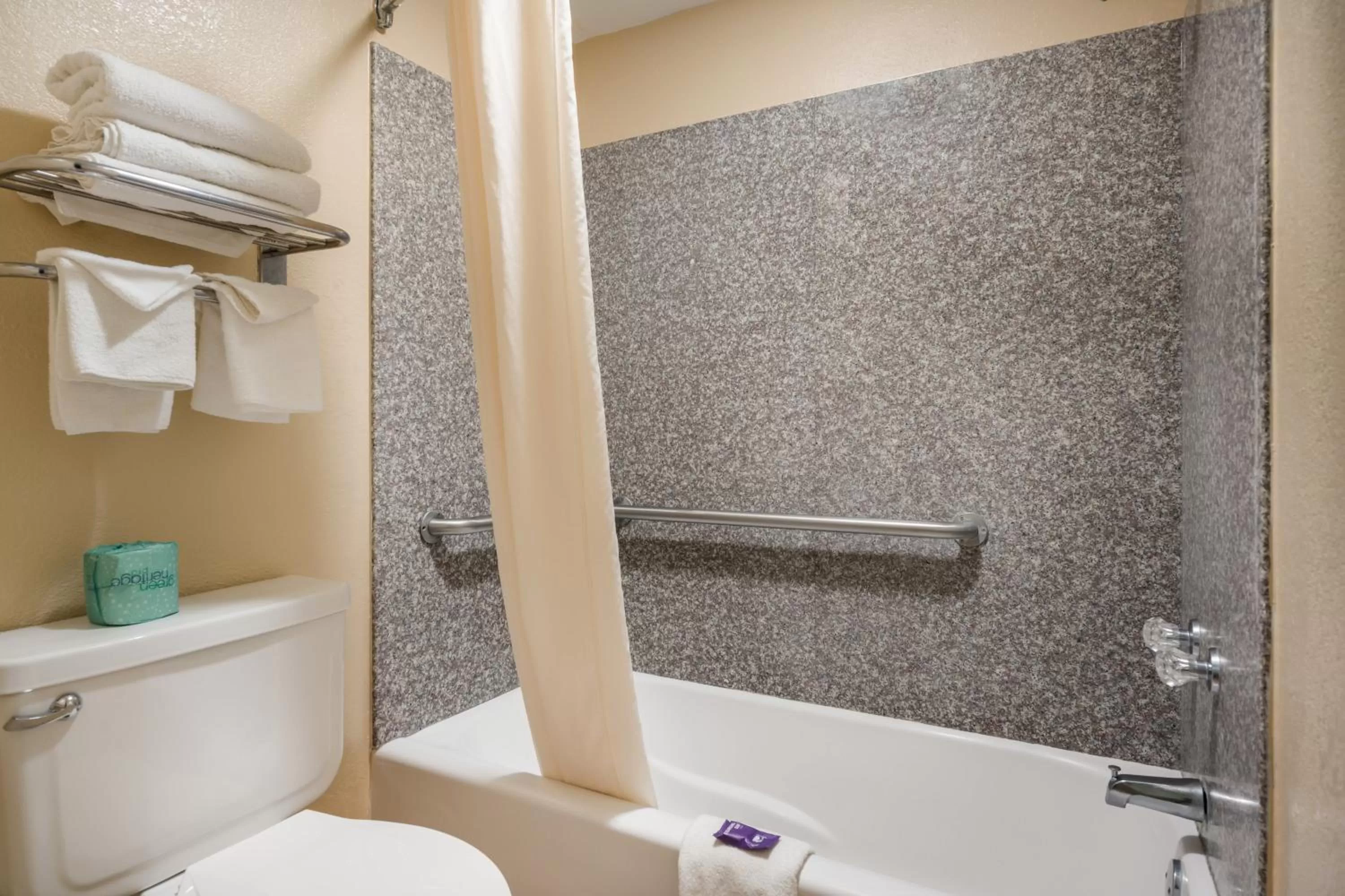 Shower in Knights Inn College Station