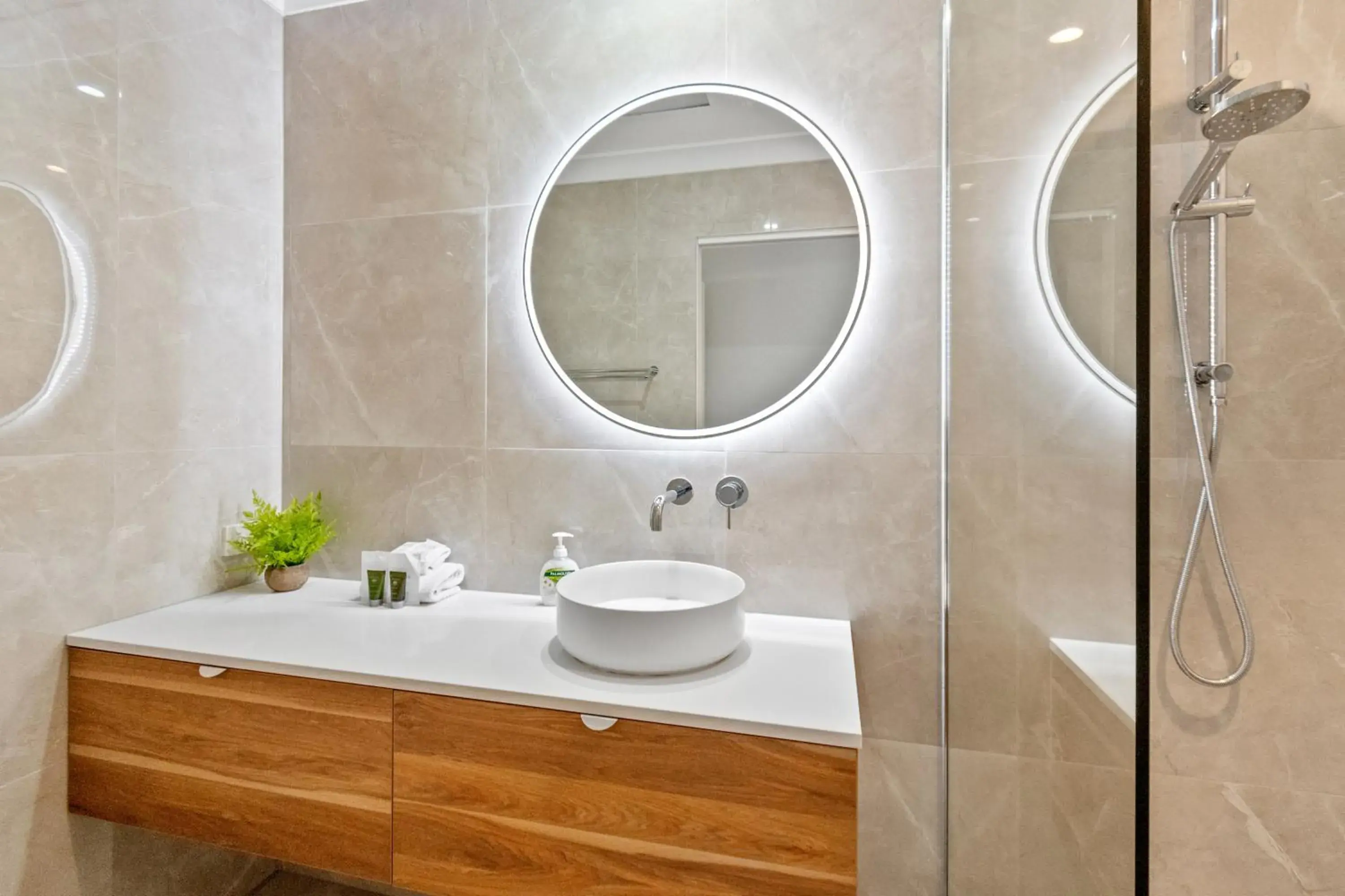 Bathroom in Noosa Entrance Waterfront Resort
