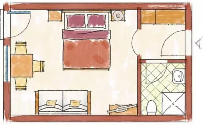 Floor Plan in Gästehaus Brandnerhof