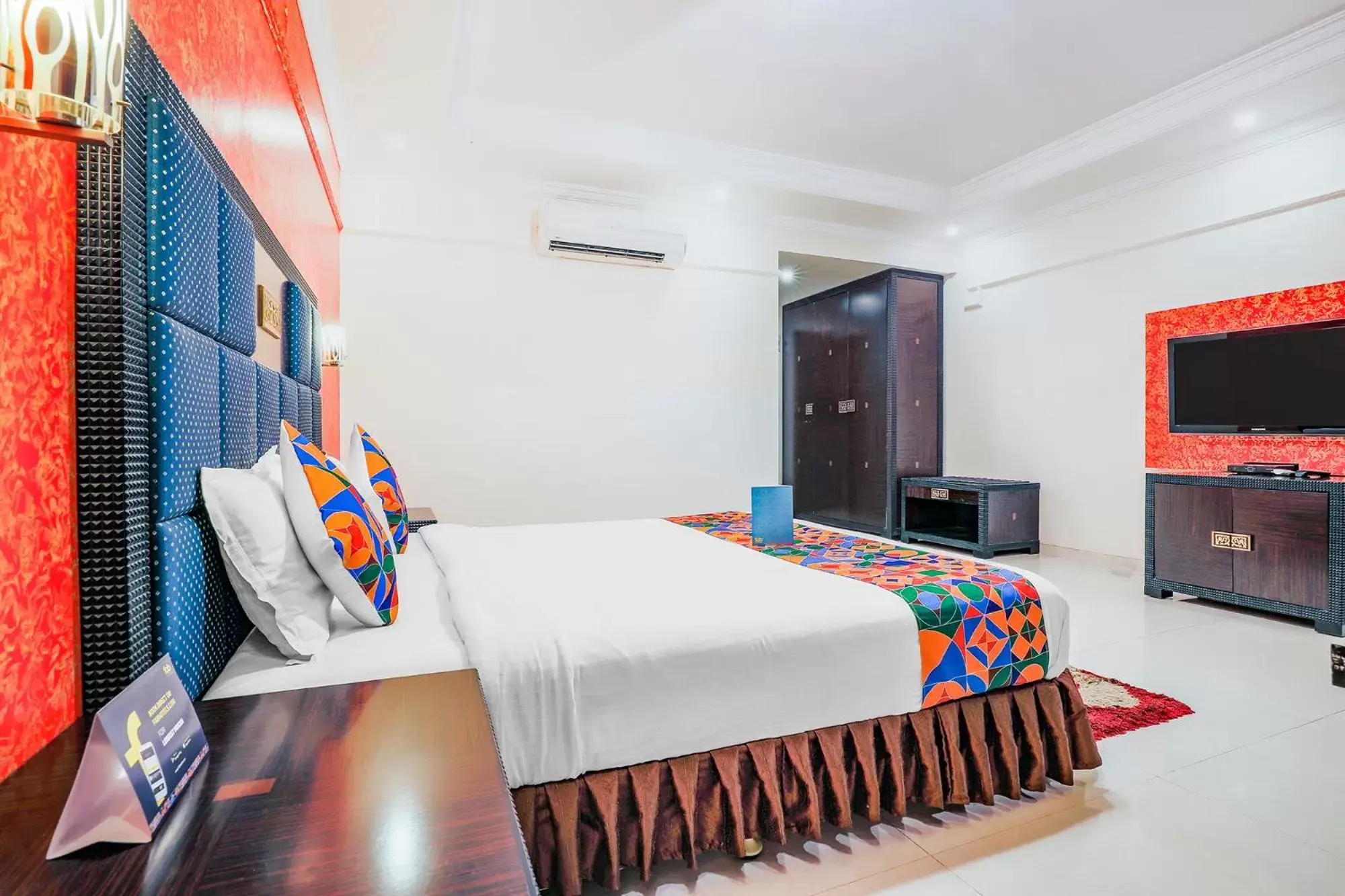 Bedroom, Bed in FabHotel Royal Mirage With Pool & GYM, Candolim Beach