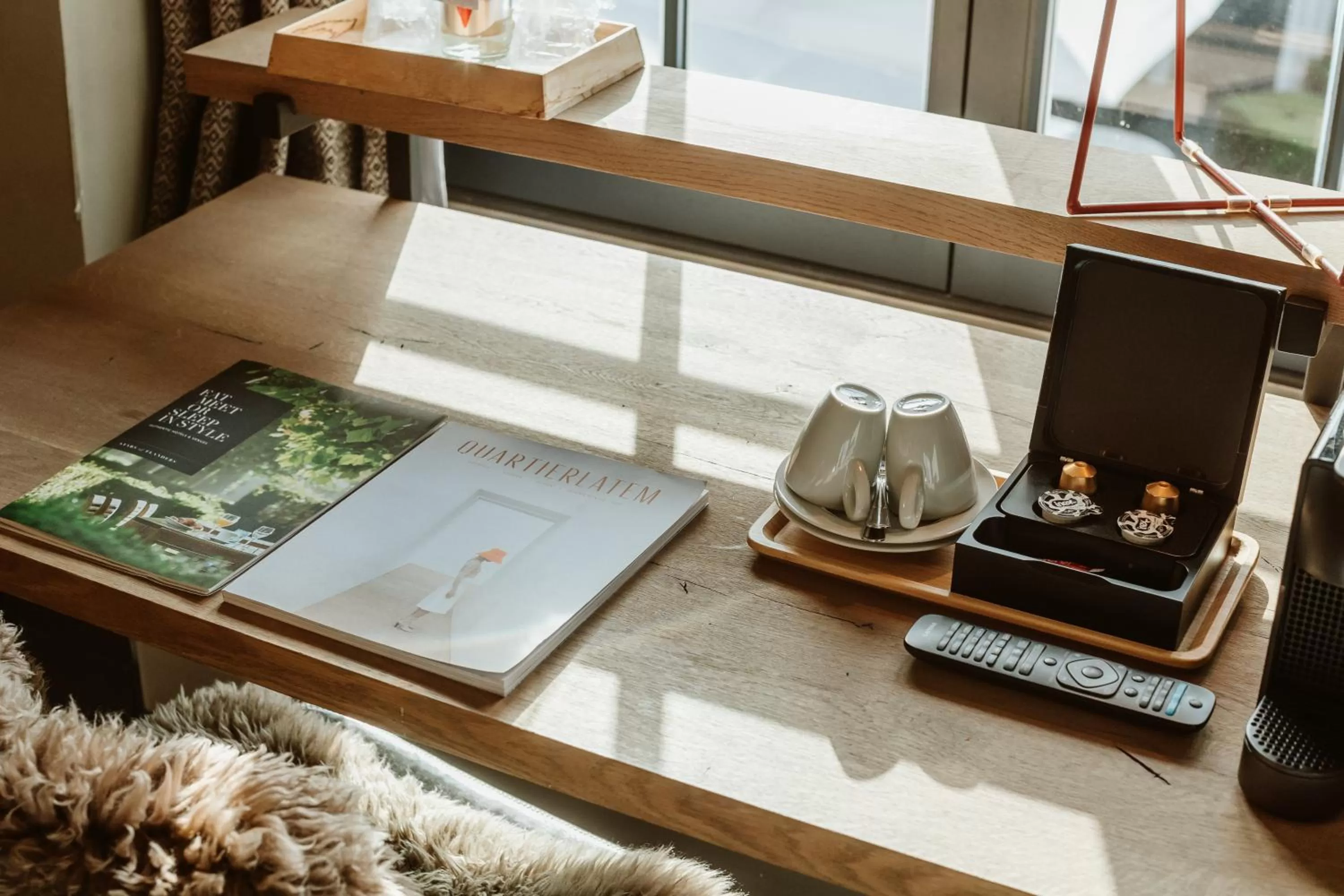 Coffee/tea facilities in Auberge du Pêcheur