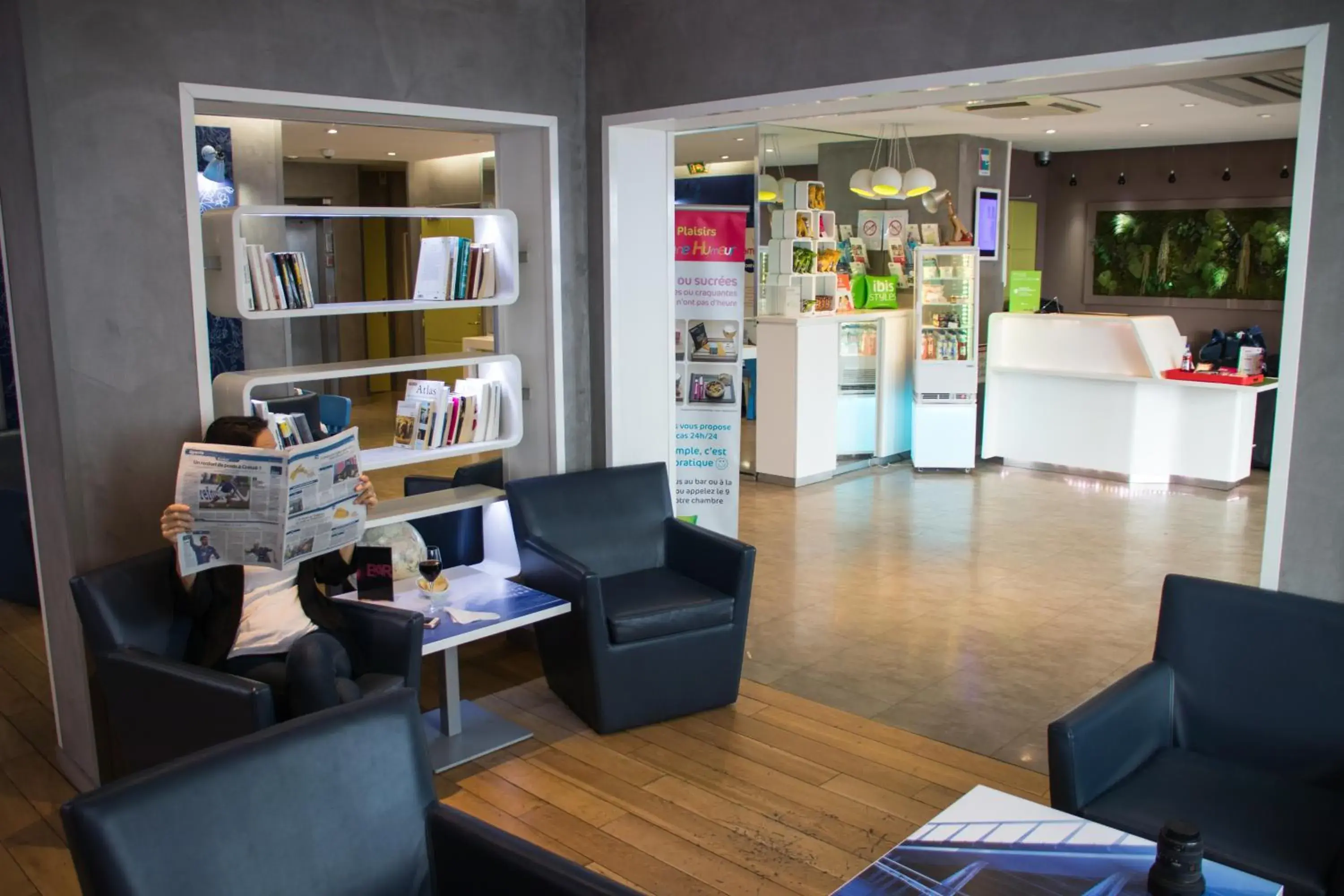 Lounge or bar, Lobby/Reception in ibis Styles Paris Tolbiac Bibliotheque