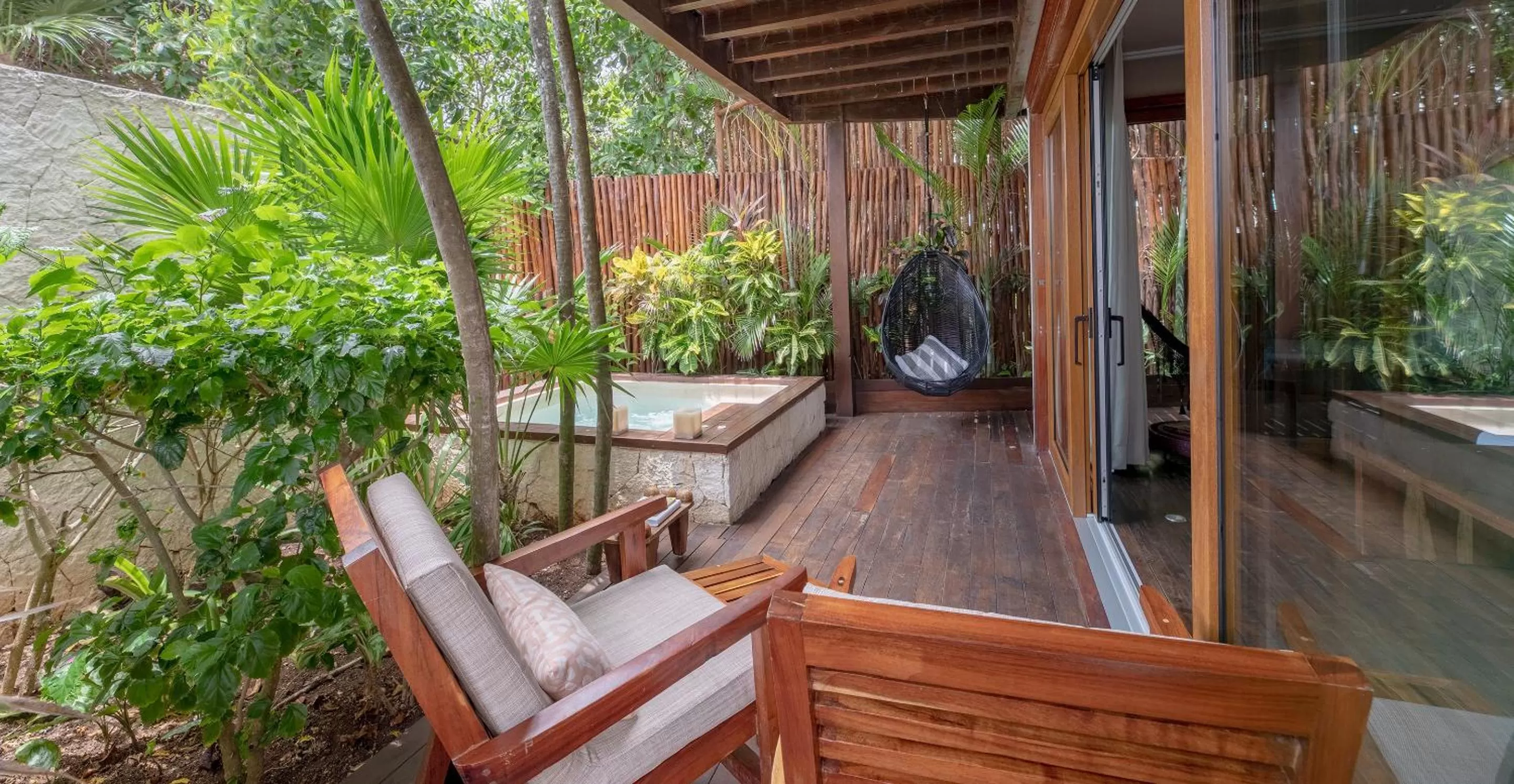 Balcony/Terrace in Mi Amor Tulum, a Small Luxury Hotel