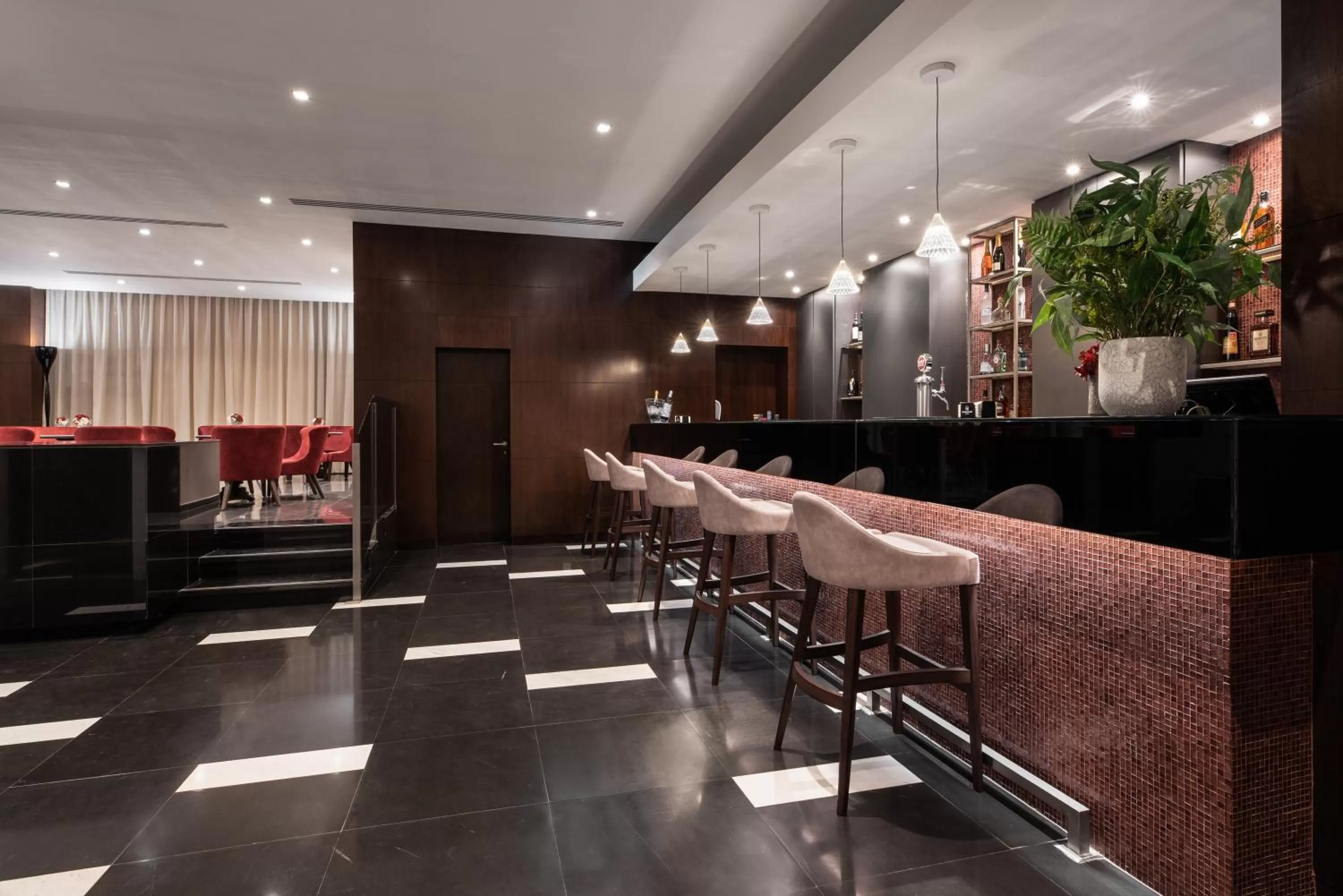 Lounge or bar in Eurostars Das Letras