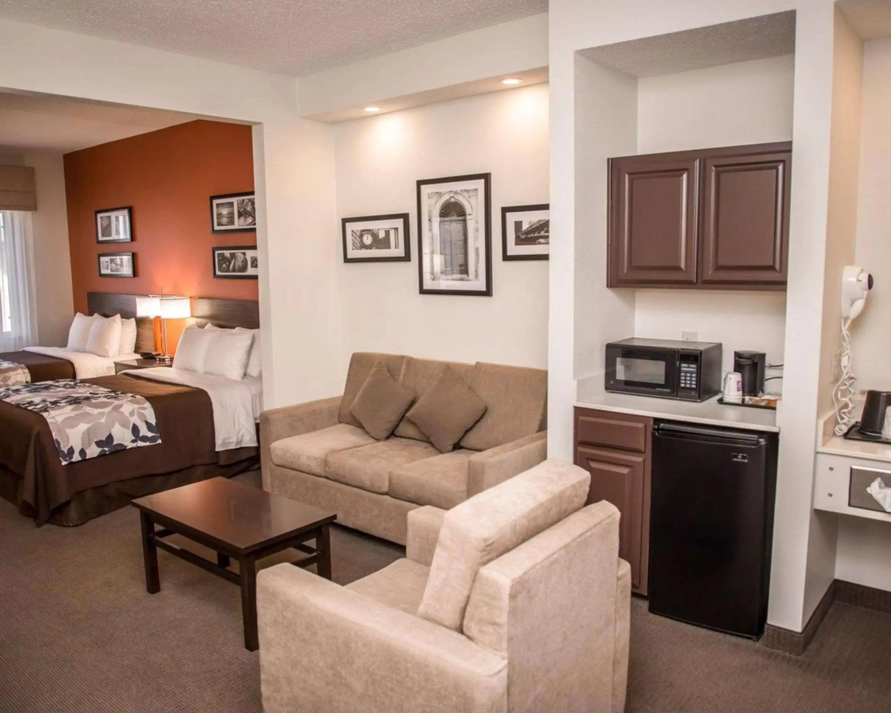 Photo of the whole room, Seating Area in Sleep Inn & Suites at Concord Mills